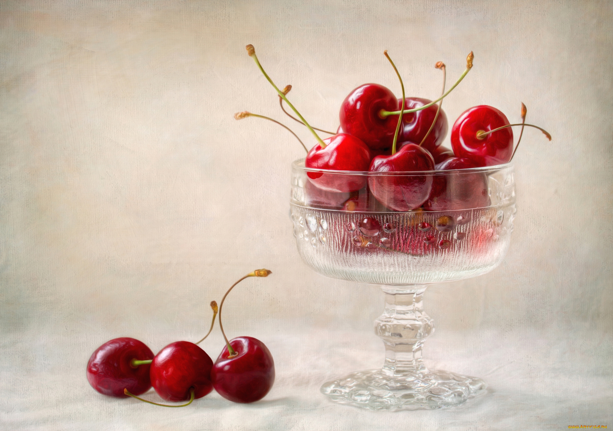 еда, вишня, черешня