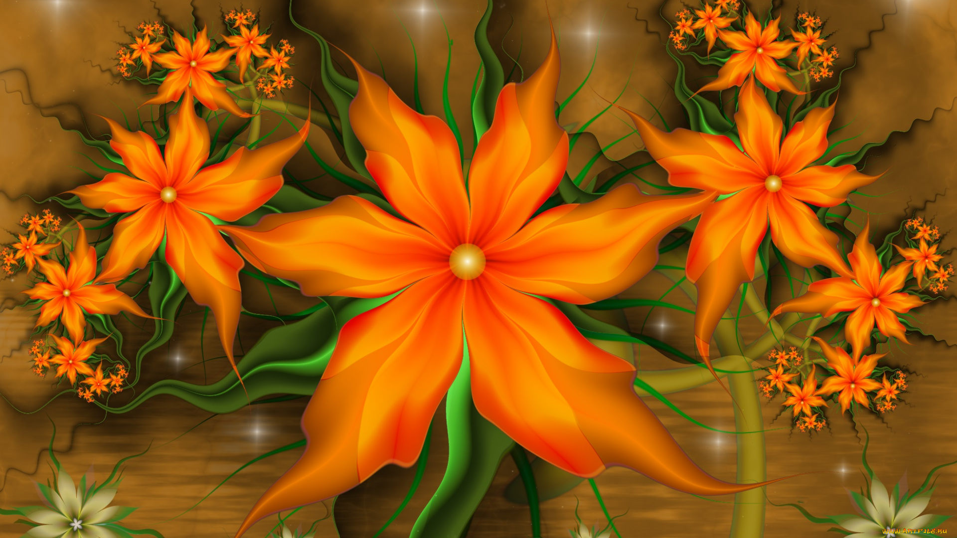 3д, графика, цветы, , flowers, лелестки, цвета, фон, узор