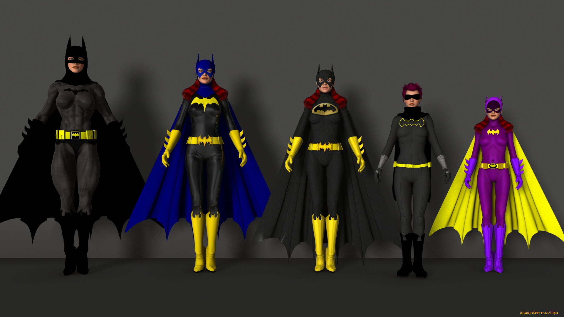 3д, графика, фантазия, , fantasy, взгляд, фон, девушки, супермены