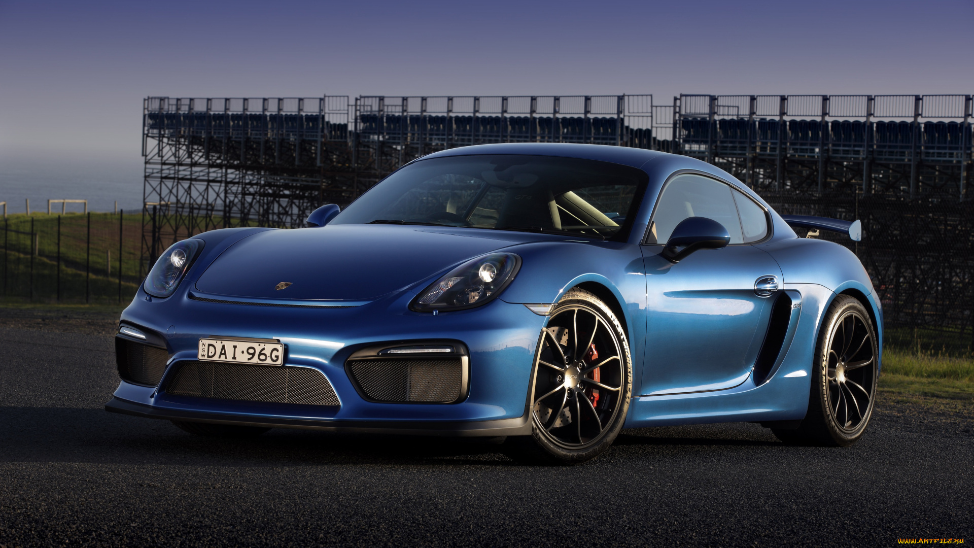 автомобили, porsche, 2015г, синий, 981с, au-spec, gt4, cayman
