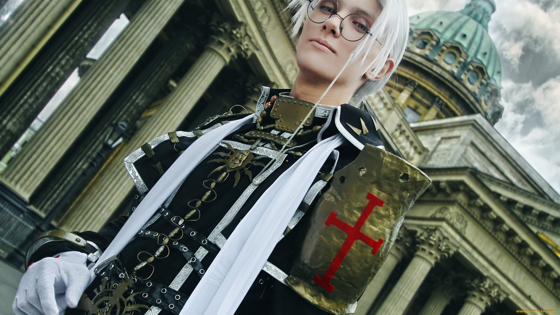 разное, cosplay, , косплей, арт, парень, костюм, здание