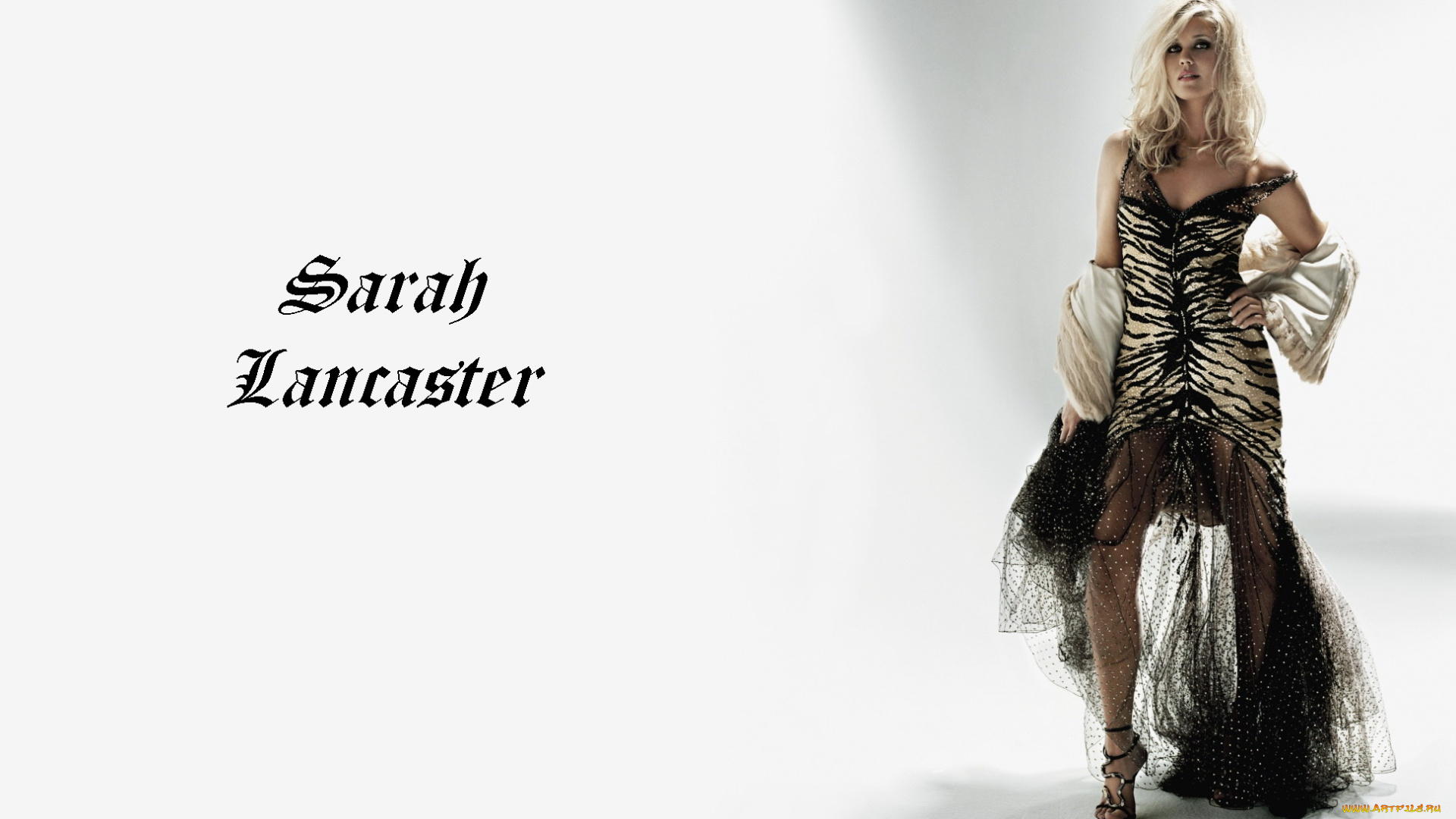 sarah, lancaster, девушки, сара, ланкастер, актриса, блондинка, платье, накидка