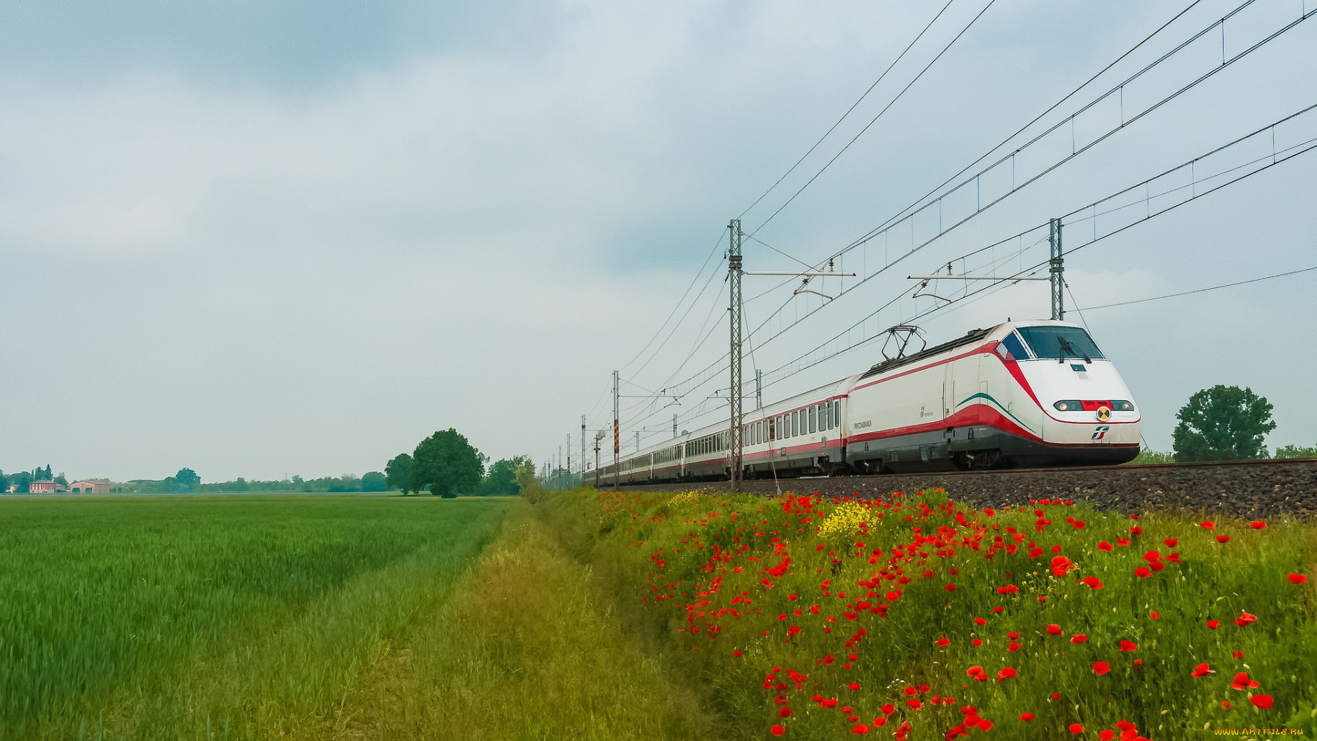 техника, электровозы, дорога, состав, локомотив, рельсы, железная