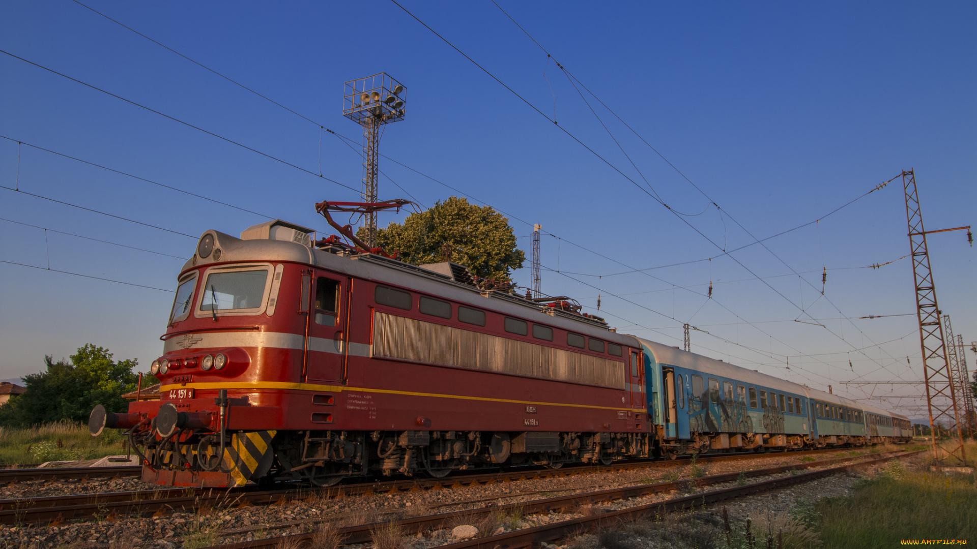 техника, электровозы, локомотив, рельсы, дорога, железная, состав