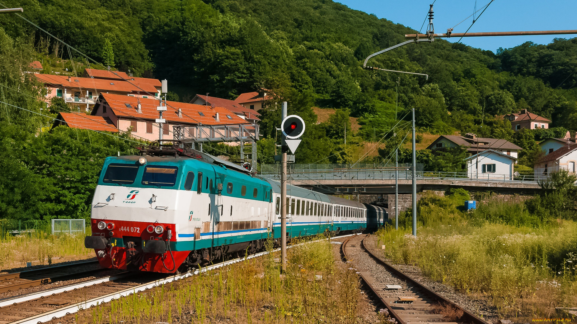 техника, поезда, локомотив, состав, рельсы, дорога, железная