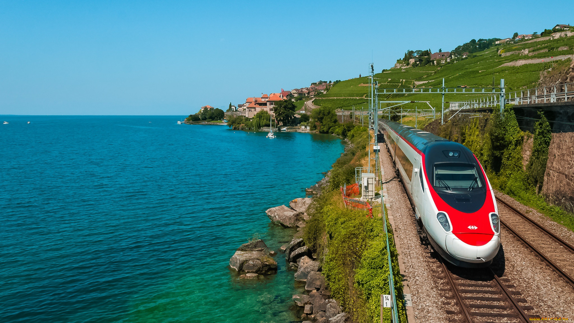 техника, поезда, рельсы, дорога, железная, состав, локомотив