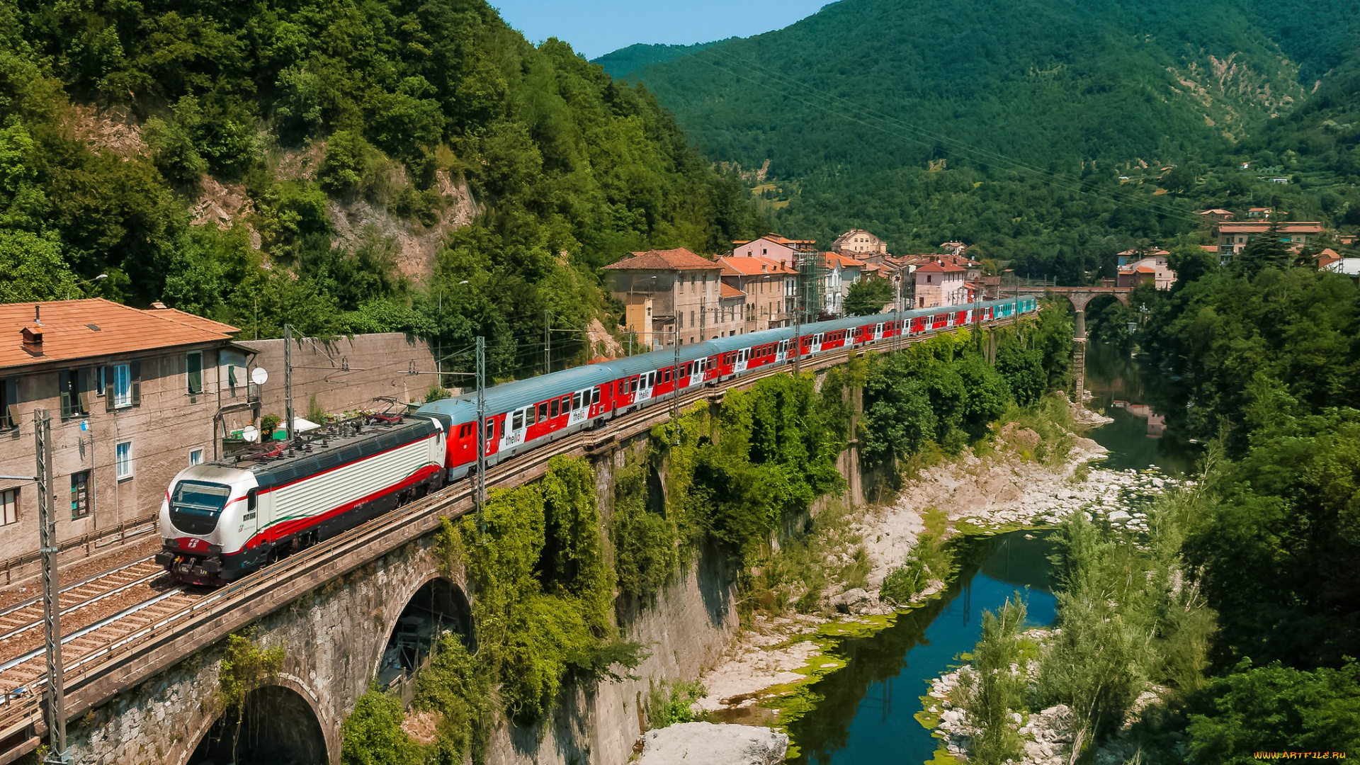 техника, поезда, железная, локомотив, рельсы, дорога, состав