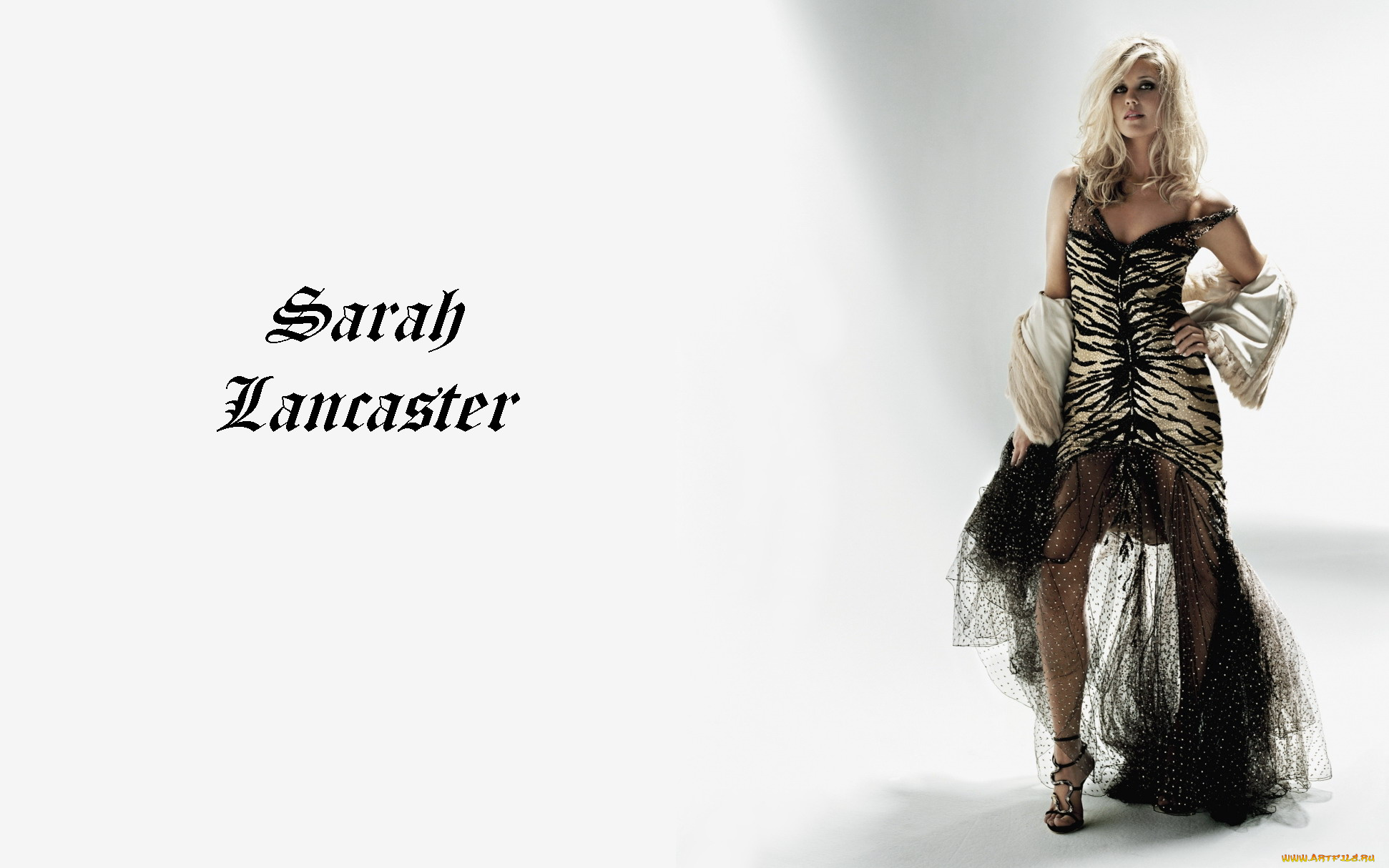 sarah, lancaster, девушки, сара, ланкастер, актриса, блондинка, платье, накидка