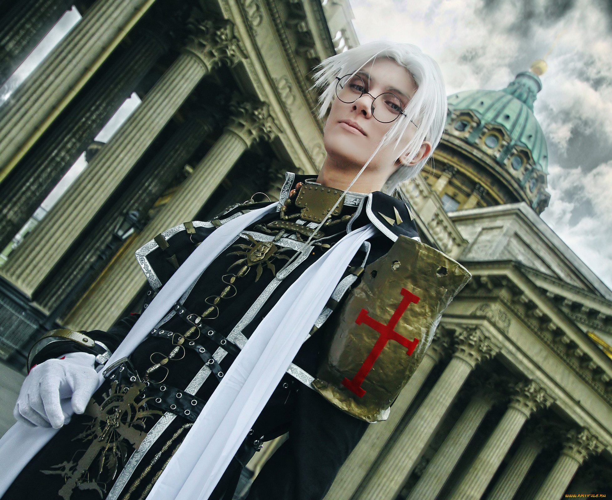 разное, cosplay, , косплей, арт, парень, костюм, здание