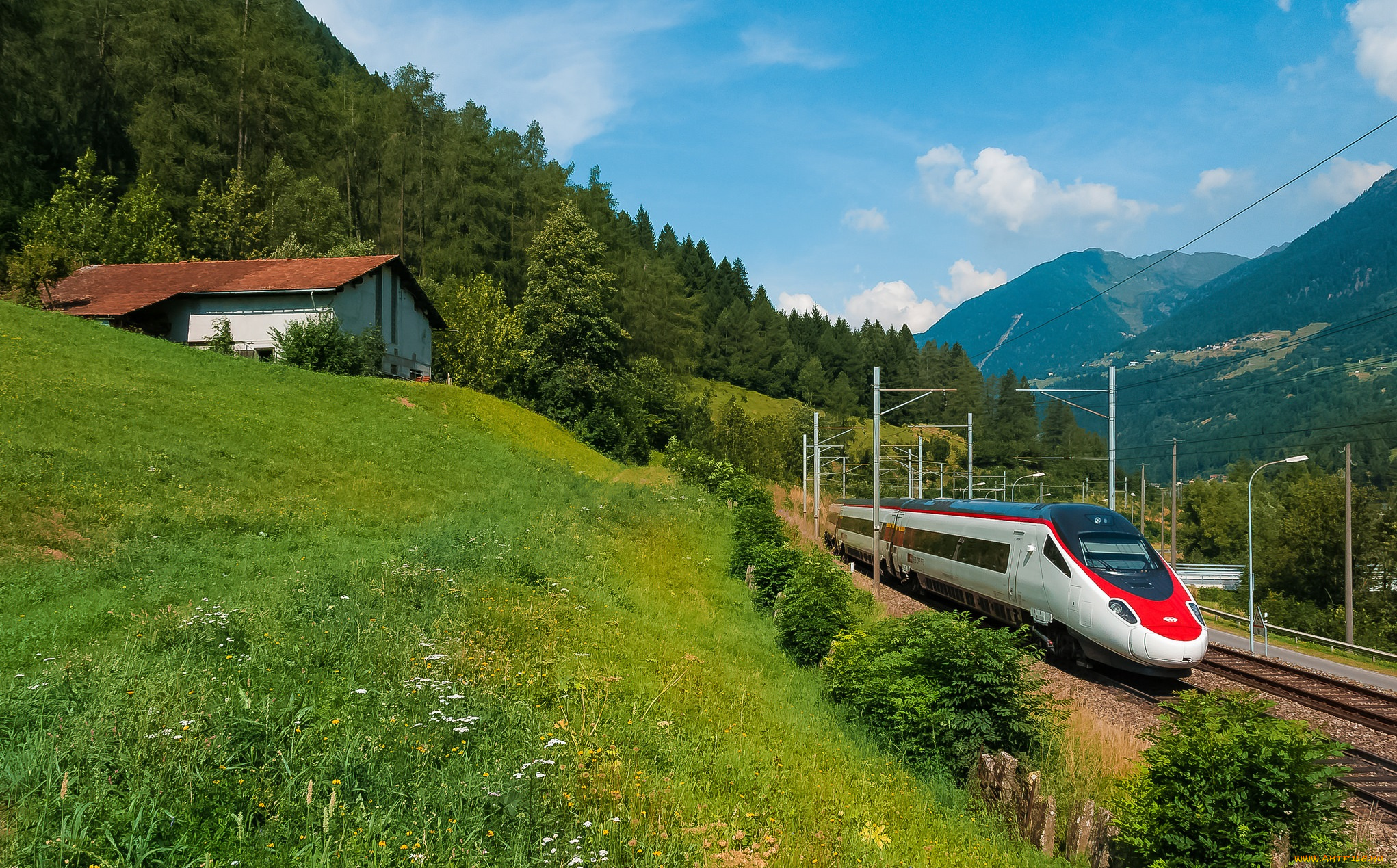 техника, поезда, состав, локомотив, рельсы, железная, дорога