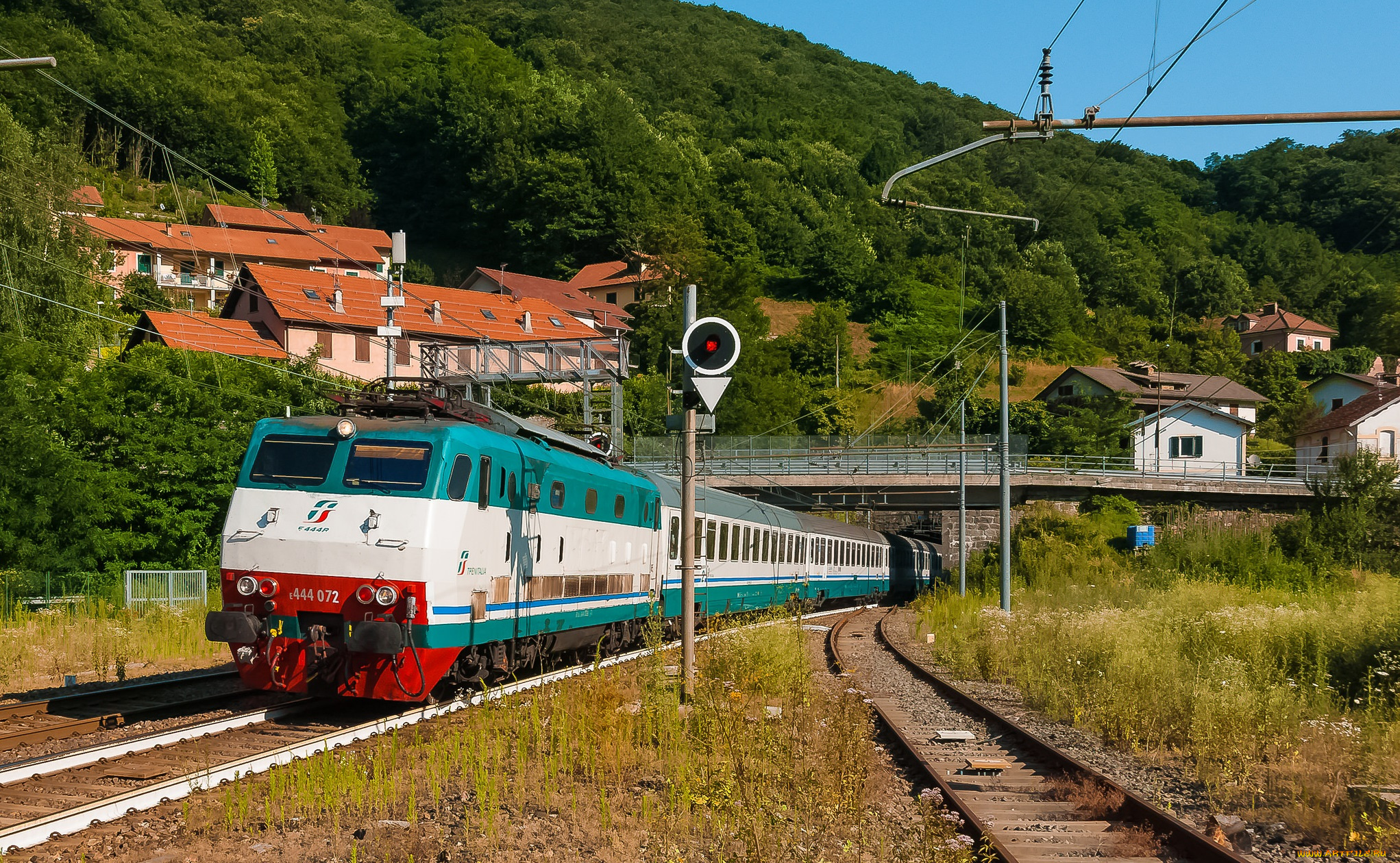 техника, поезда, локомотив, состав, рельсы, дорога, железная