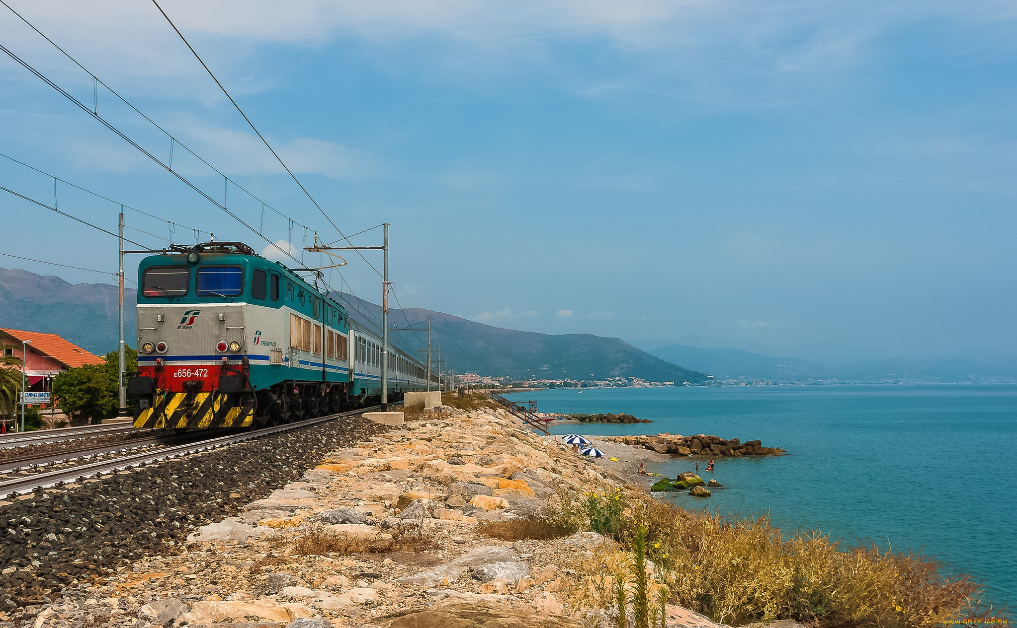 техника, электровозы, локомотив, рельсы, дорога, железная, состав