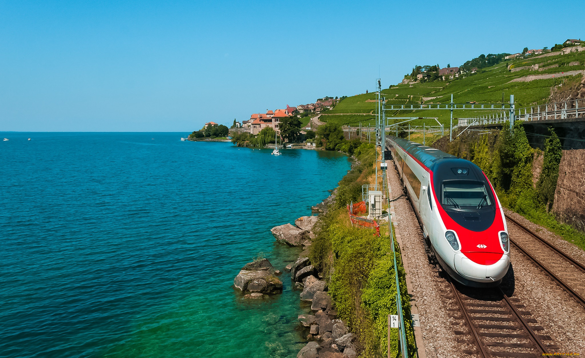 техника, поезда, рельсы, дорога, железная, состав, локомотив