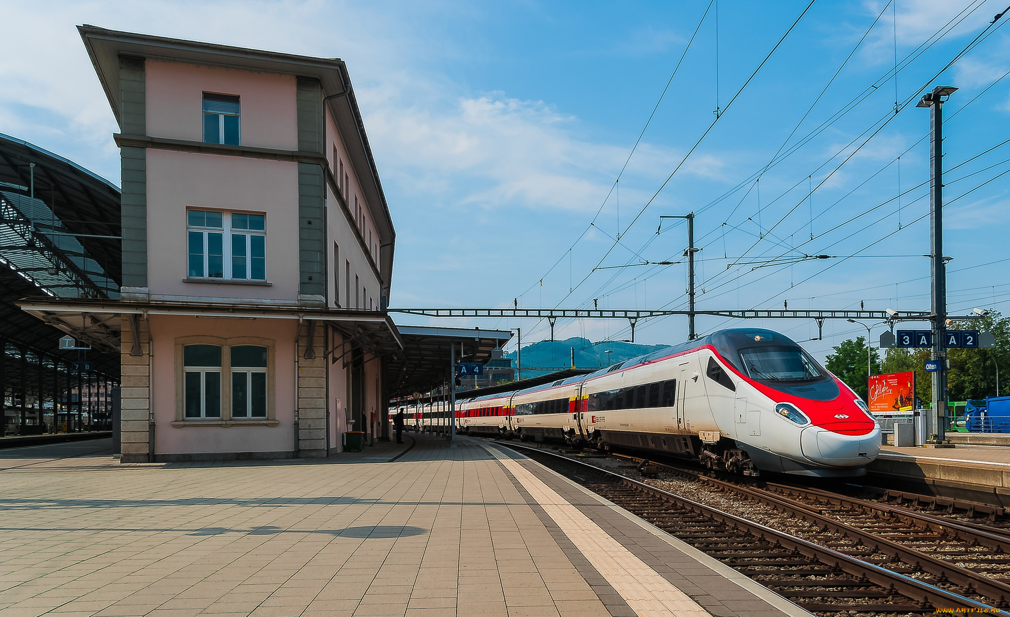 техника, поезда, локомотив, дорога, состав, рельсы, железная