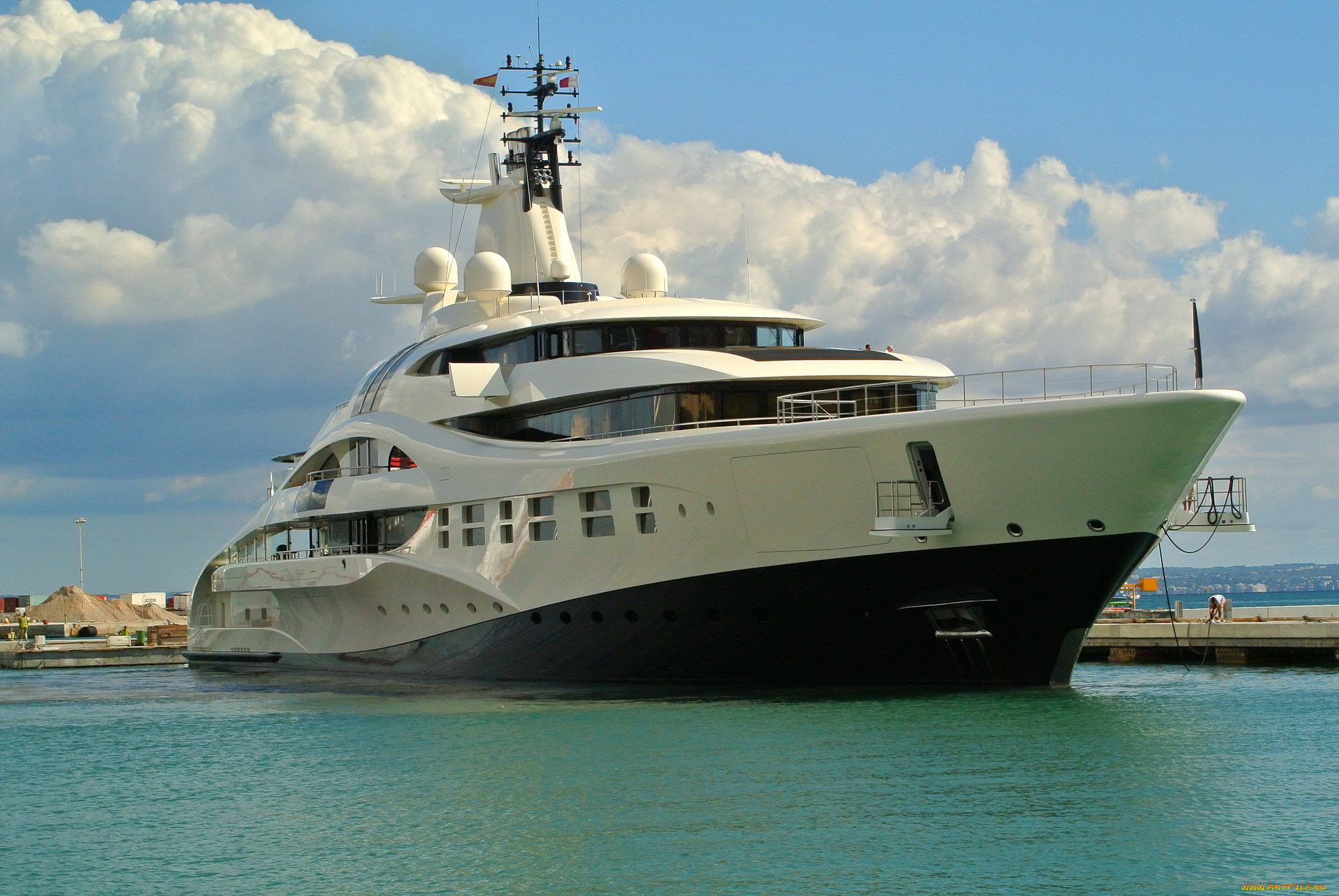 корабли, Яхты, суперяхта