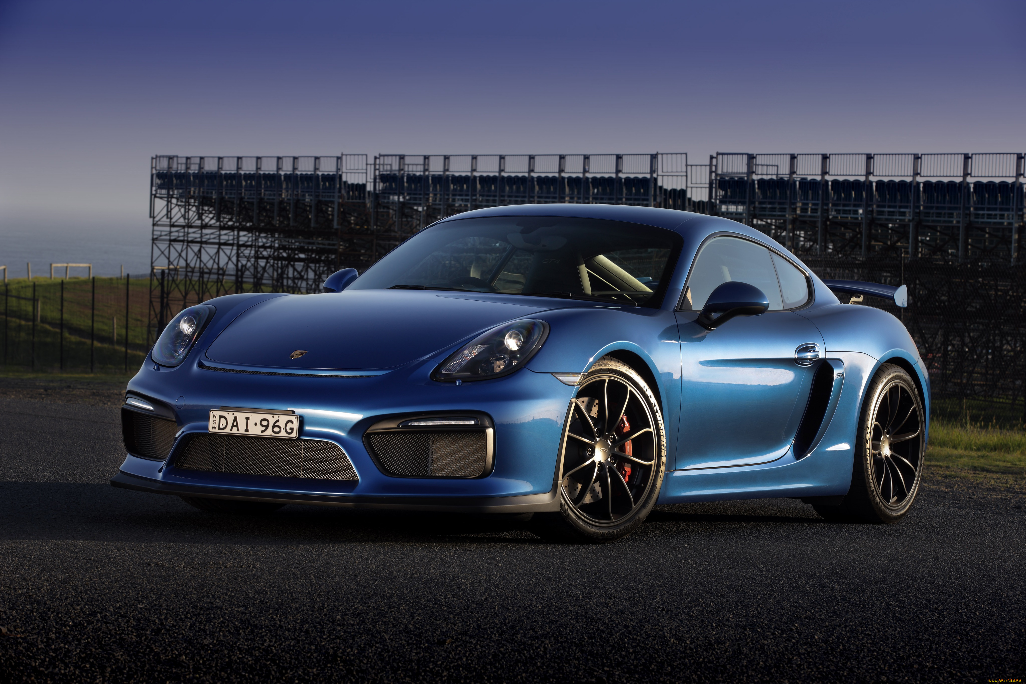 автомобили, porsche, 2015г, синий, 981с, au-spec, gt4, cayman