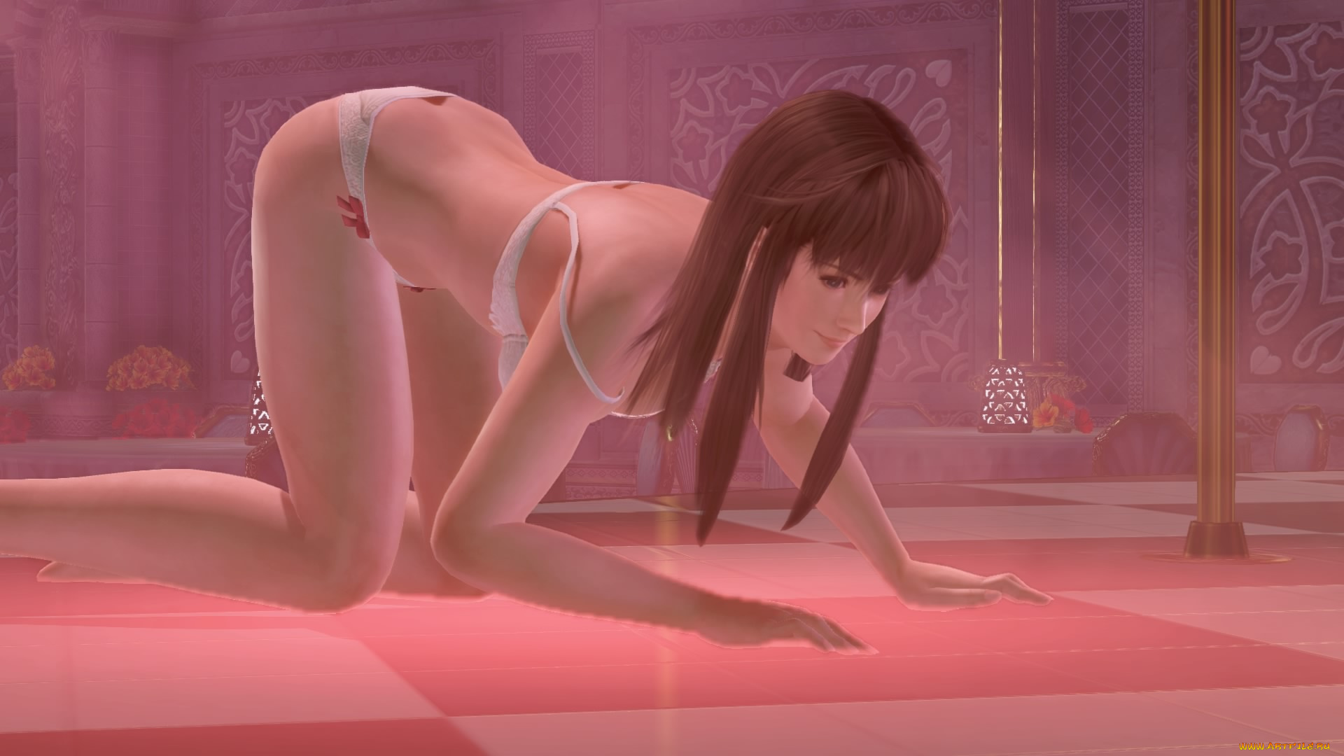 3д, графика, аниме, , anime, взгляд, девушка, фон