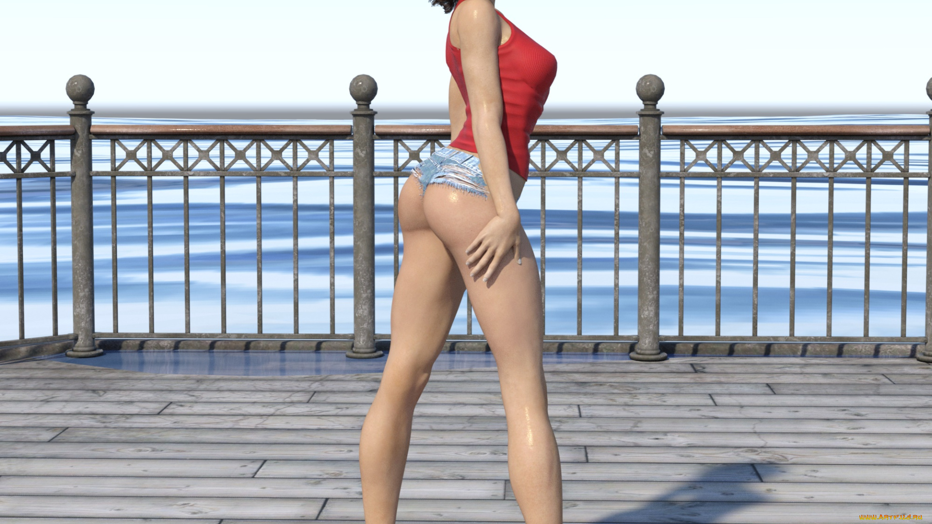 3д, графика, люди, , people, девушка, взгляд, фон