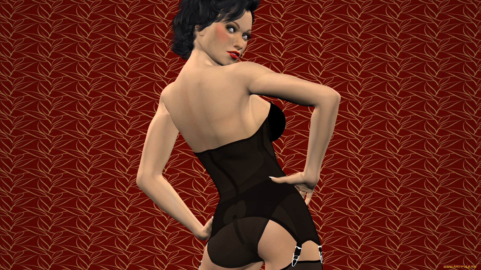 3д, графика, люди, , people, фон, взгляд, девушка