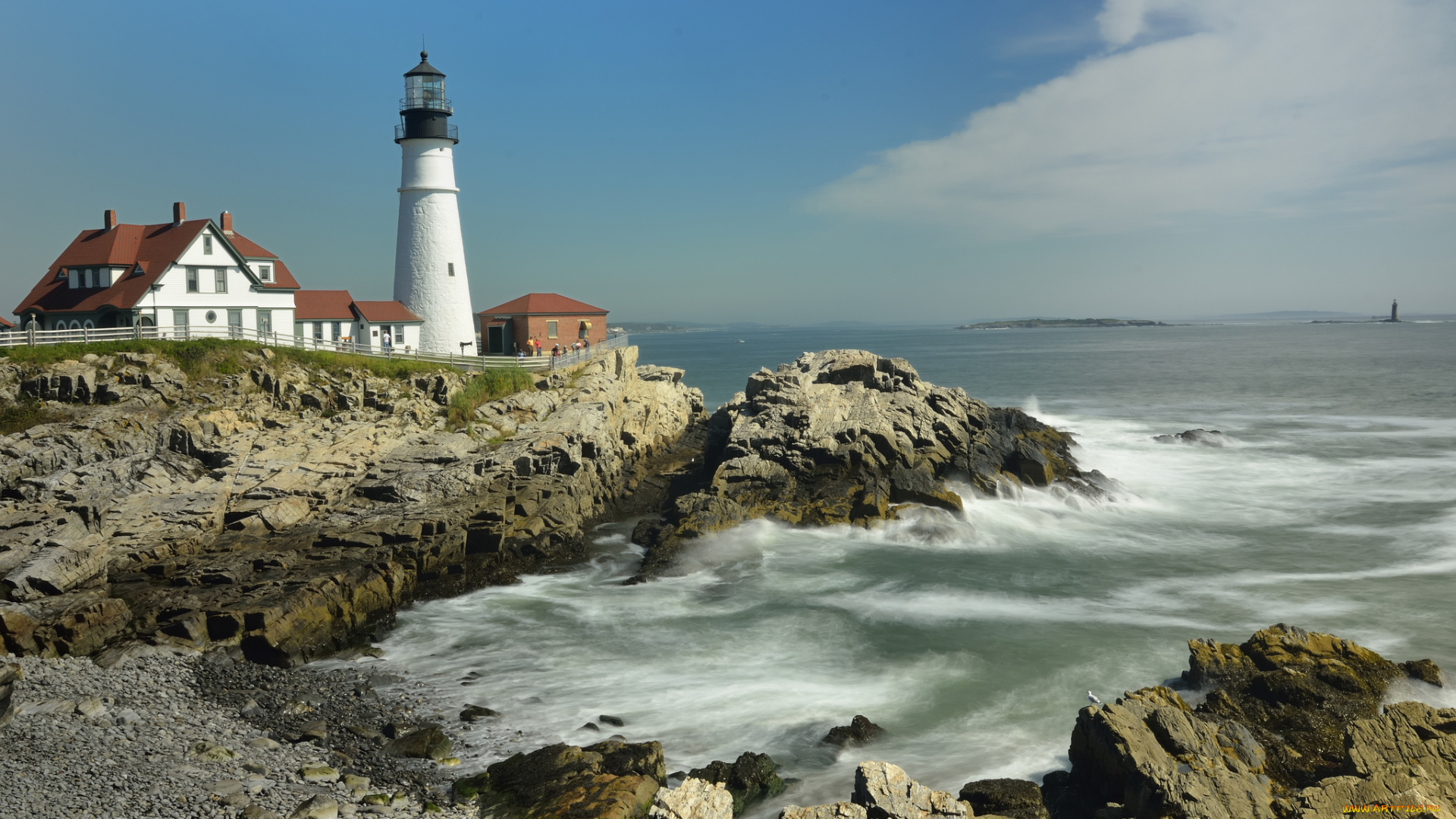 природа, маяки, побережье, маяк