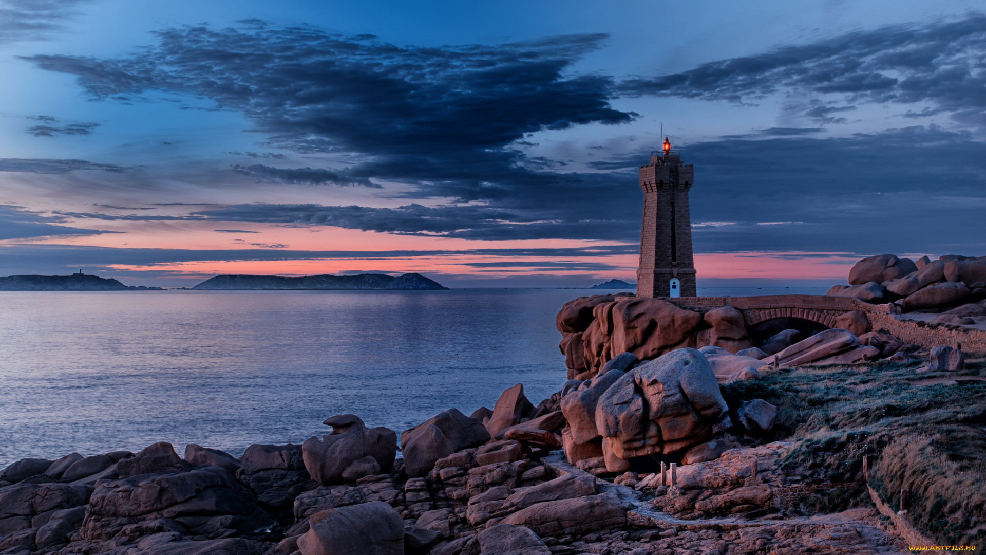 природа, маяки, побережье, маяк