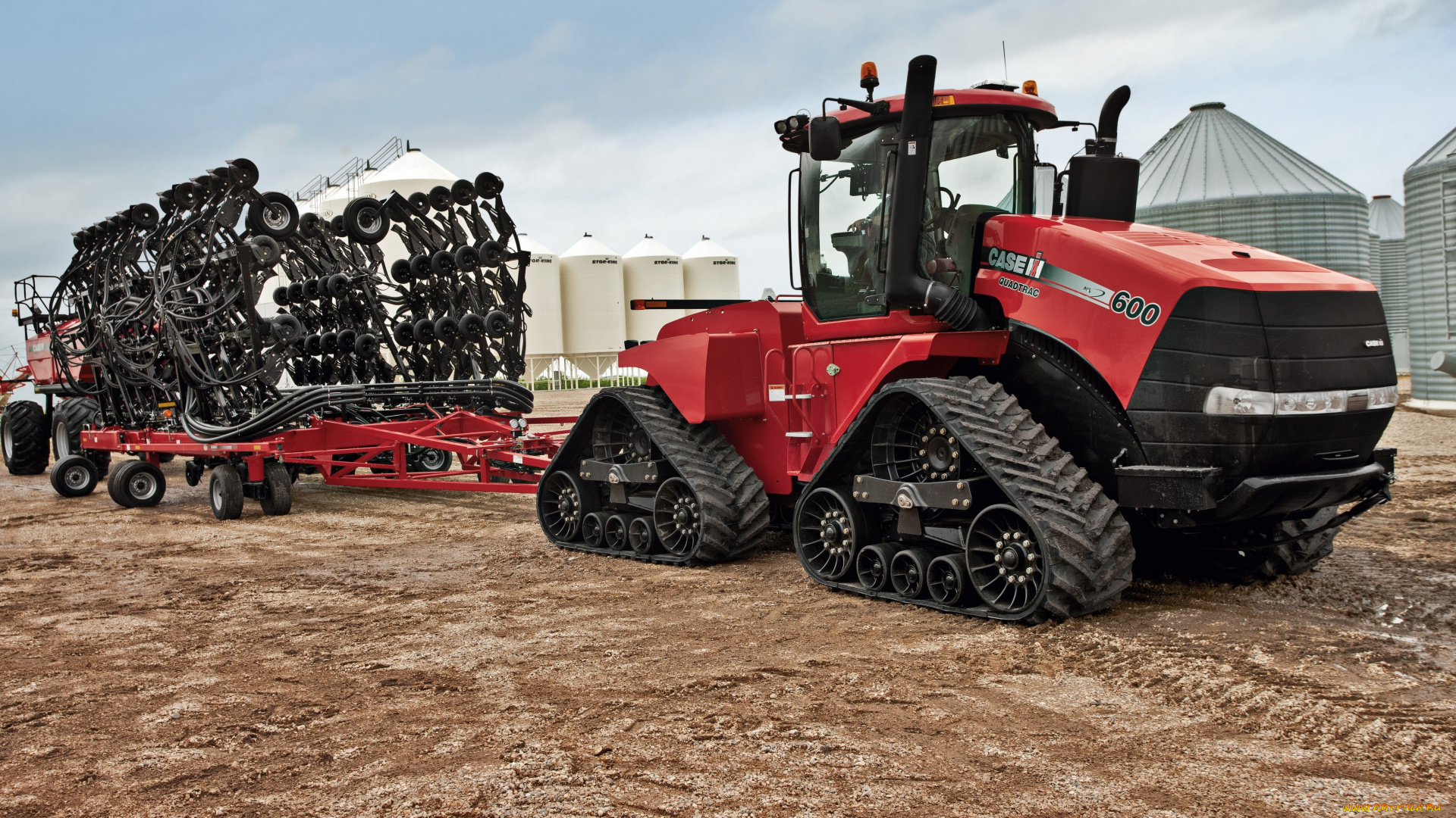 техника, тракторы, на, гусенецах, case, ih