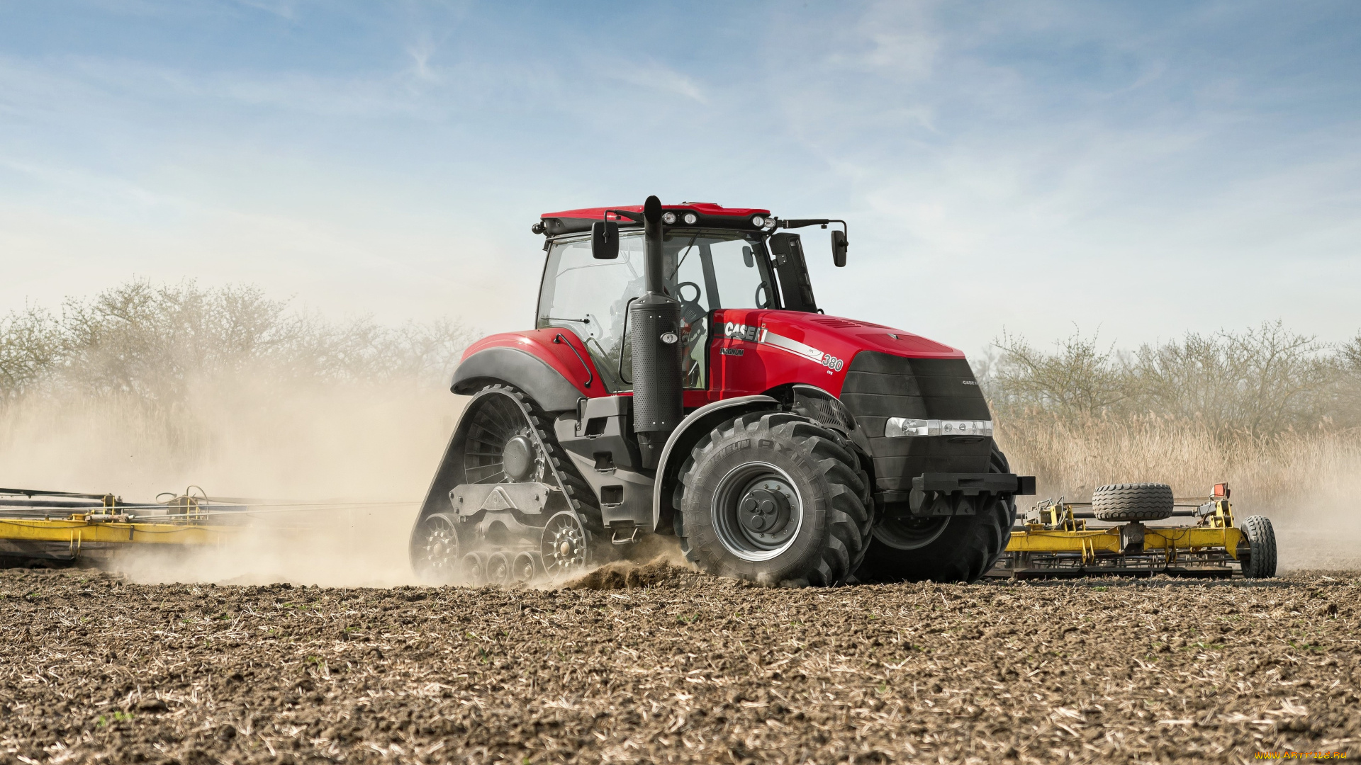 техника, тракторы, на, гусенецах, case, ih