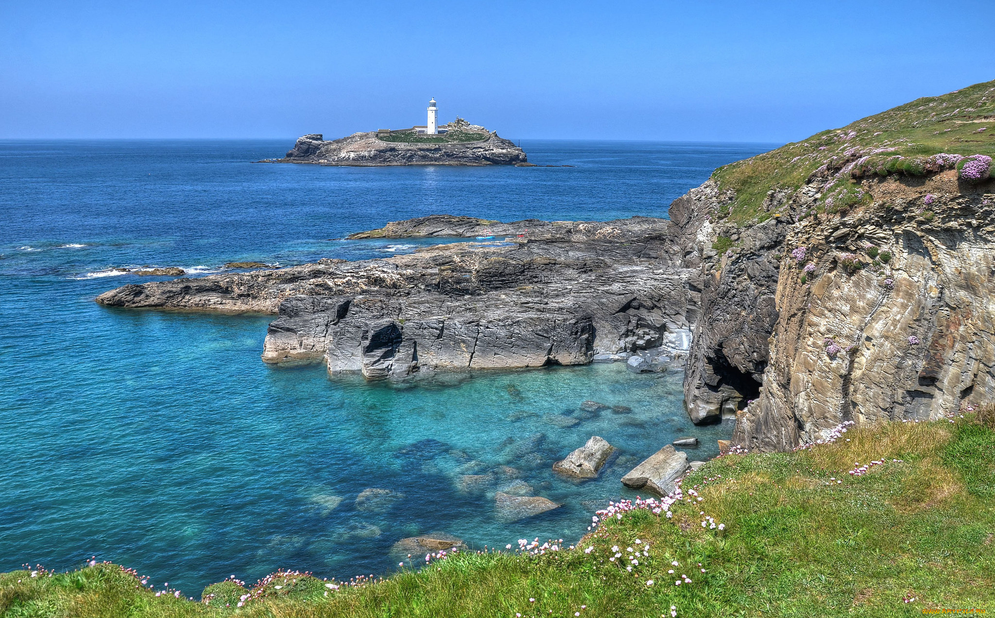 природа, маяки, побережье, маяк