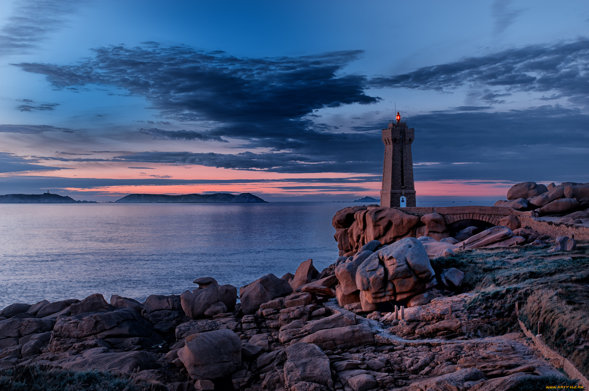 природа, маяки, побережье, маяк