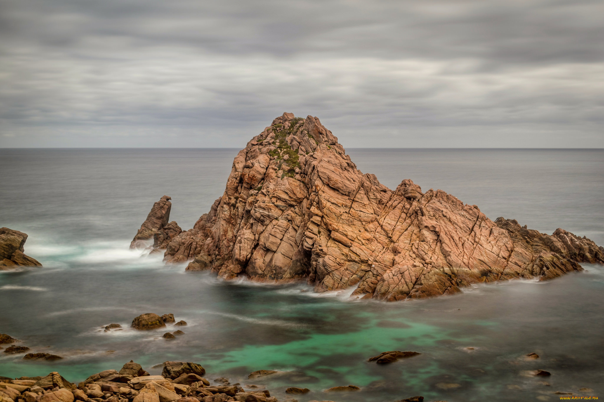 природа, побережье, море, берег