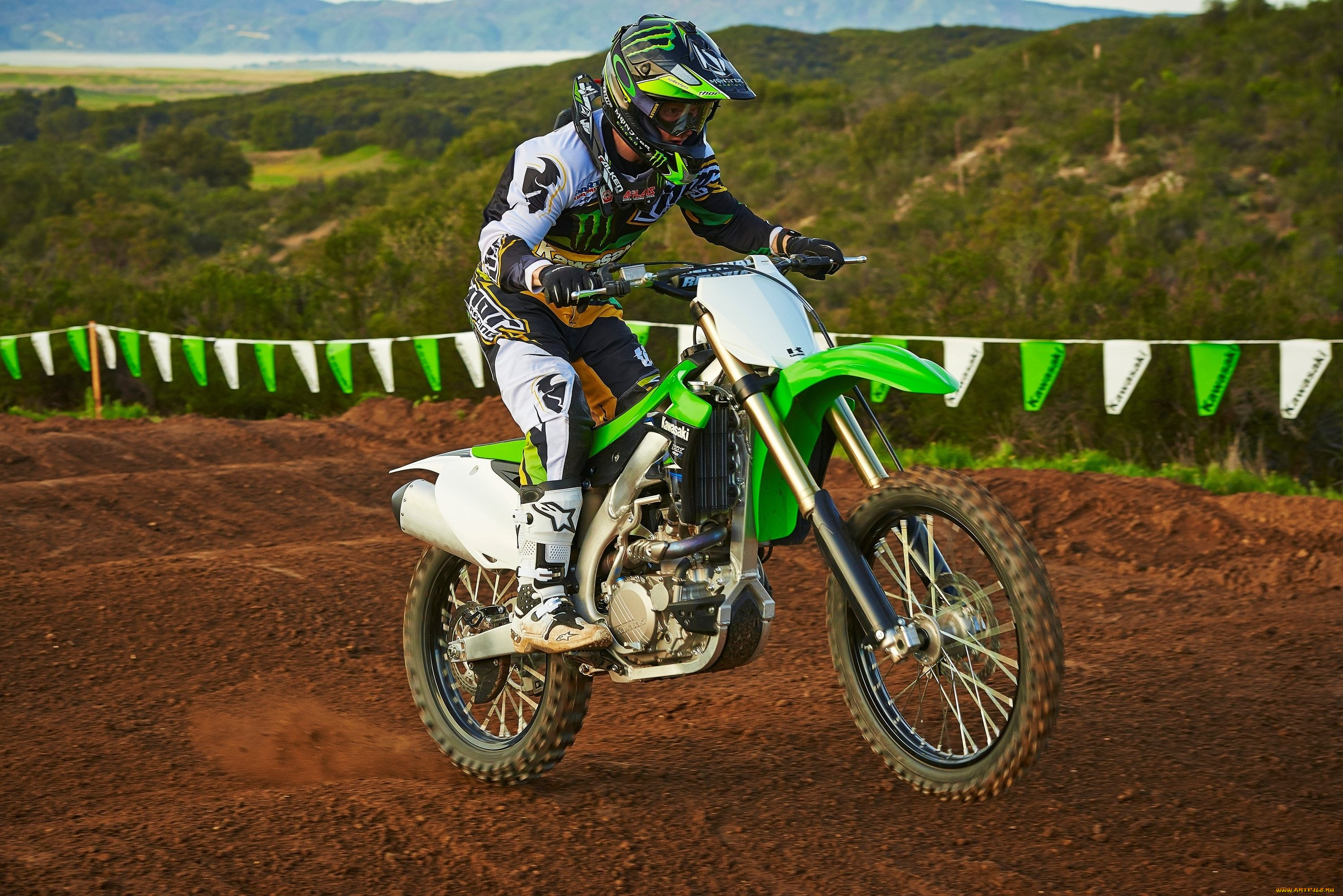 спорт, мотокросс, скорость, гонки