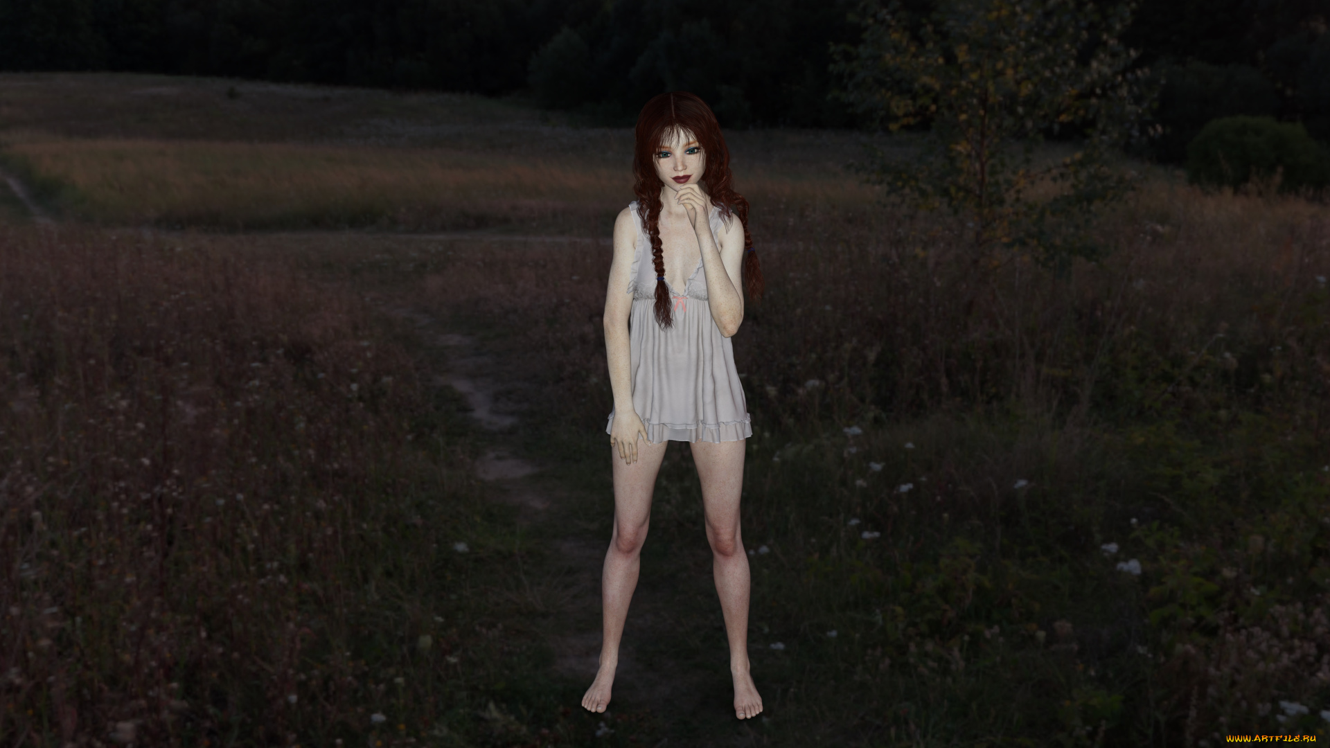 3д, графика, люди, , people, девушка, фон, взгляд