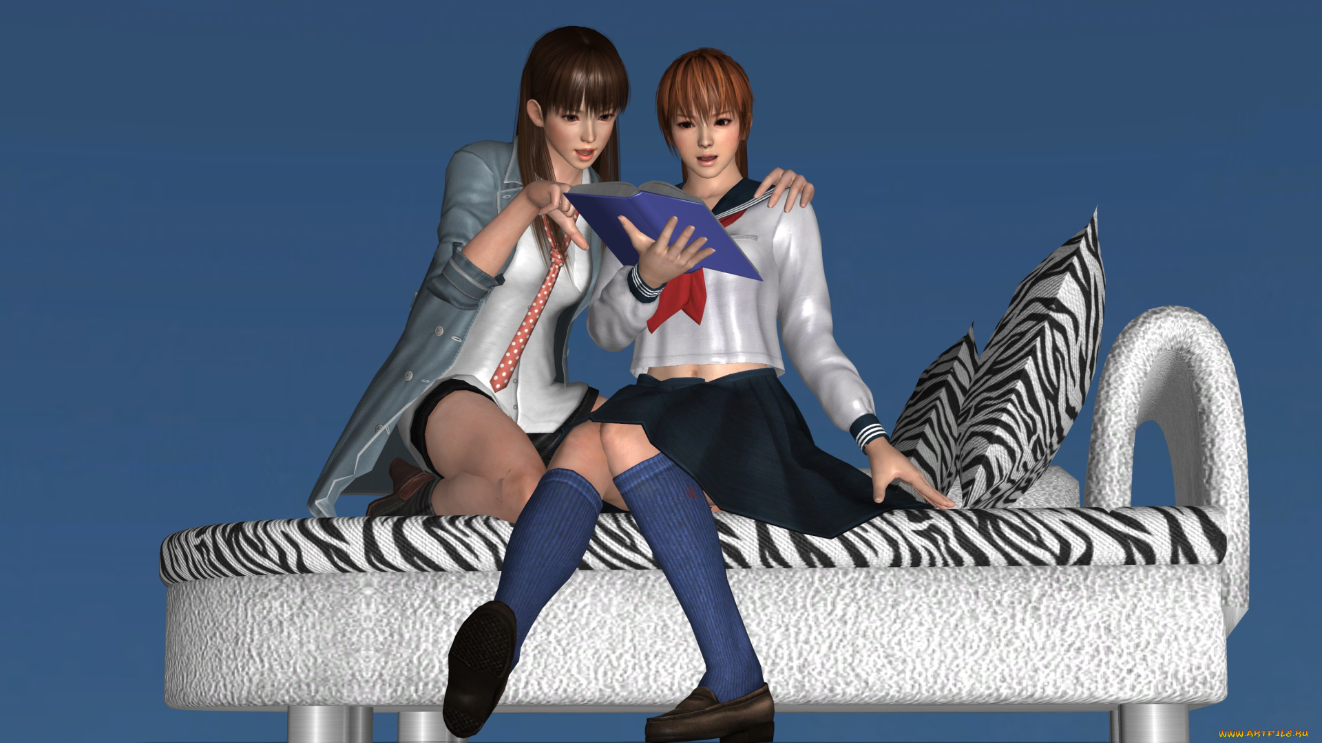 3д, графика, люди, , people, взгляд, девушки, фон