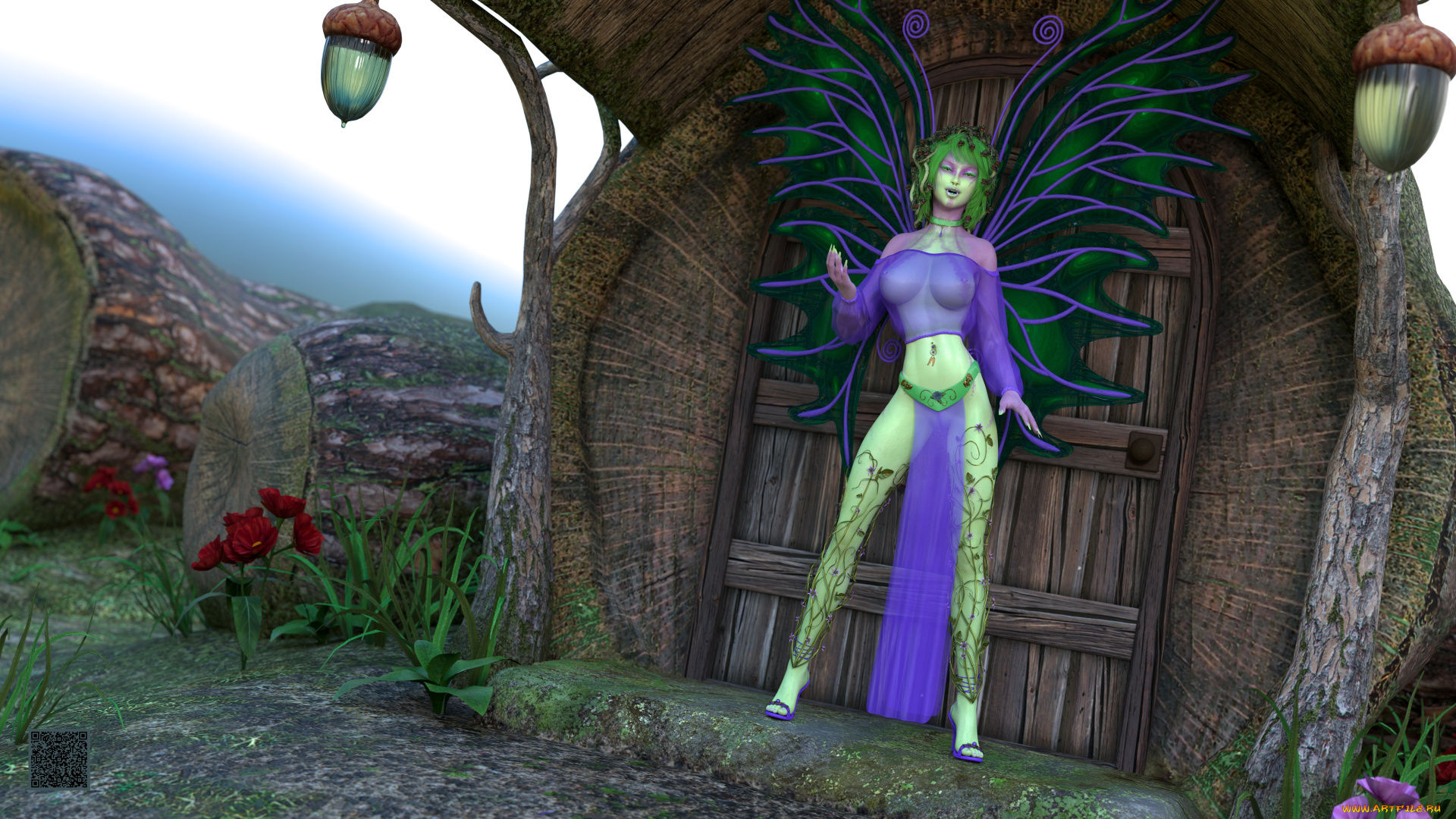 3д, графика, существа, , creatures, фон, девушка, горгона, взгляд