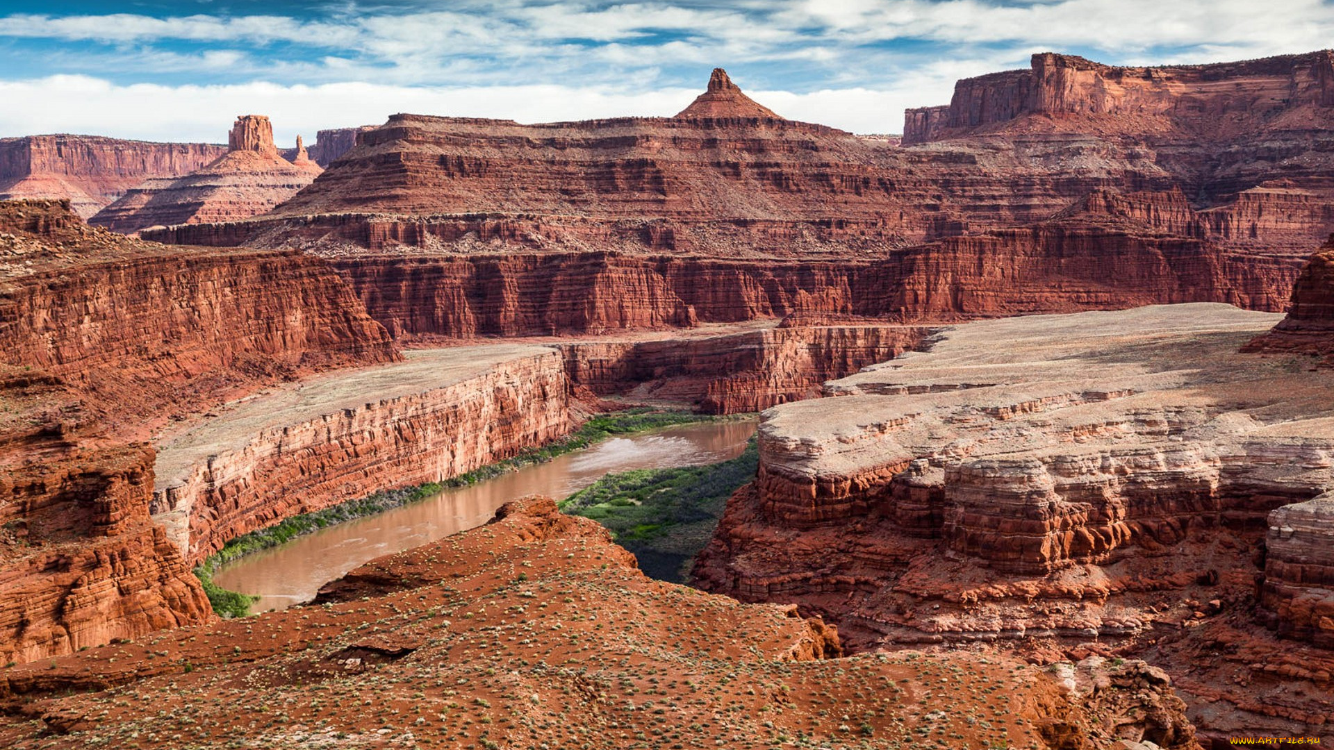 природа, горы, простор