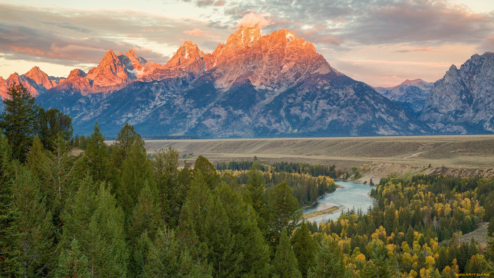 природа, горы, простор