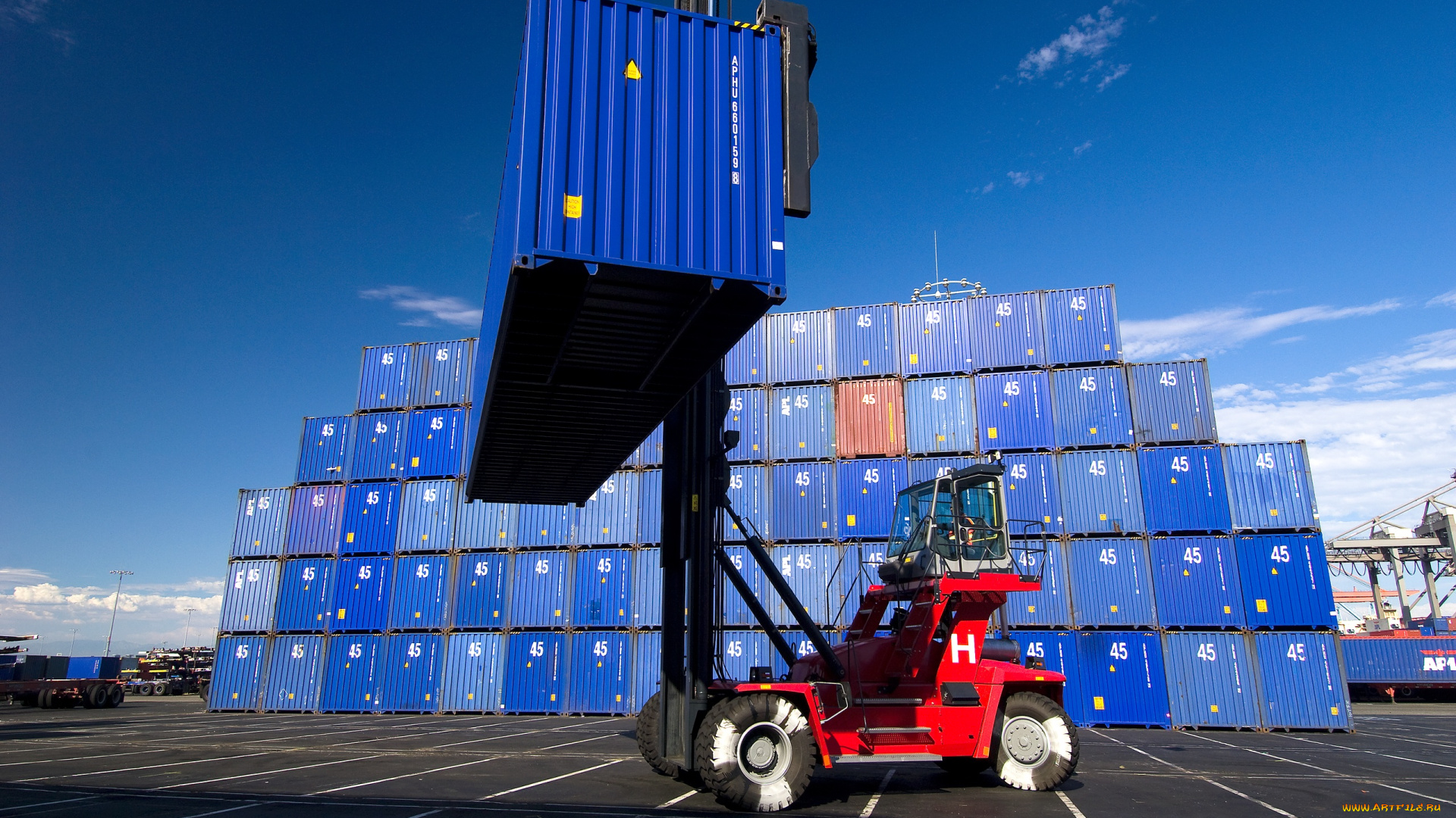 техника, автопогрузчики, kalmar