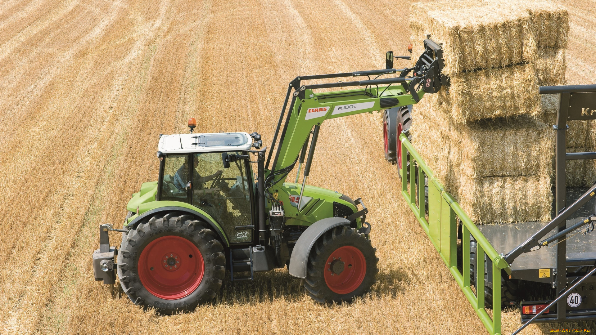 техника, фронтальные, погрузчики, claas, axion