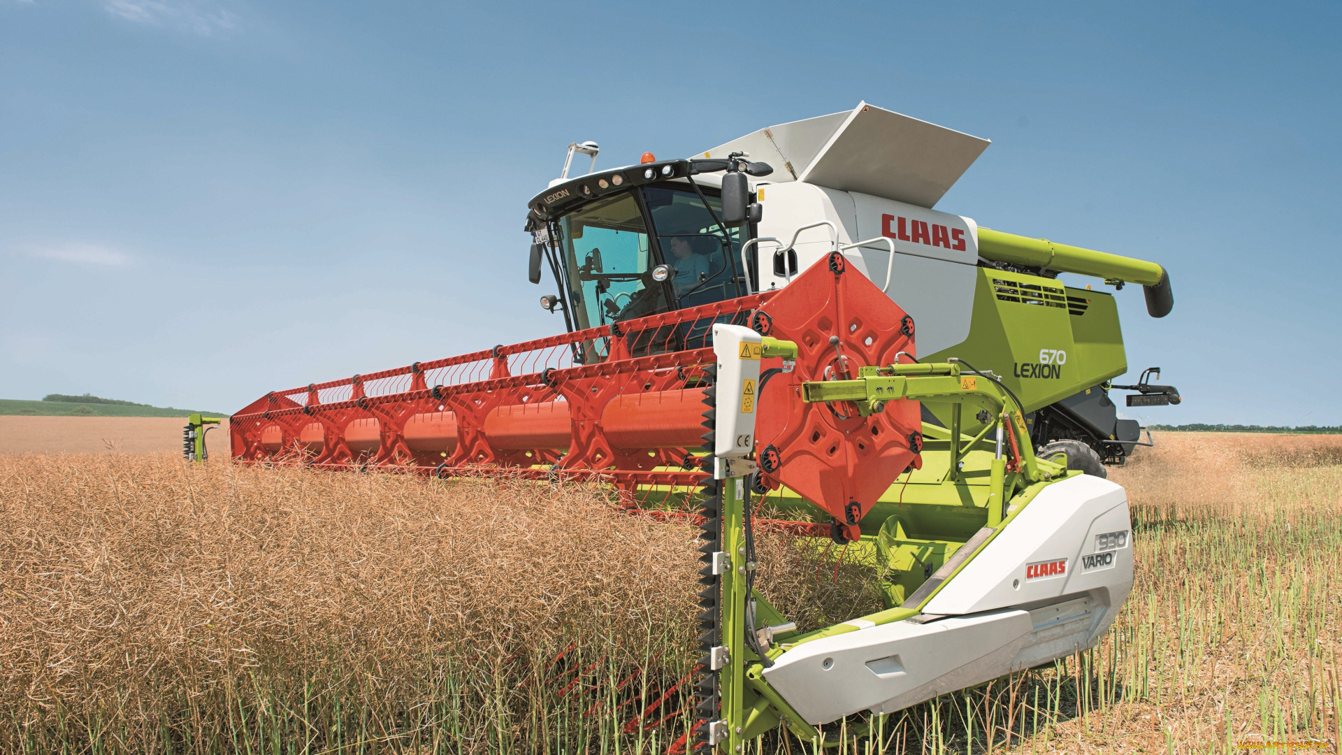техника, комбайны, claas, axion