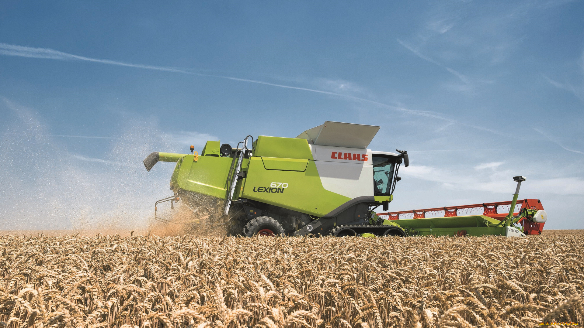 техника, комбайны, claas, axion