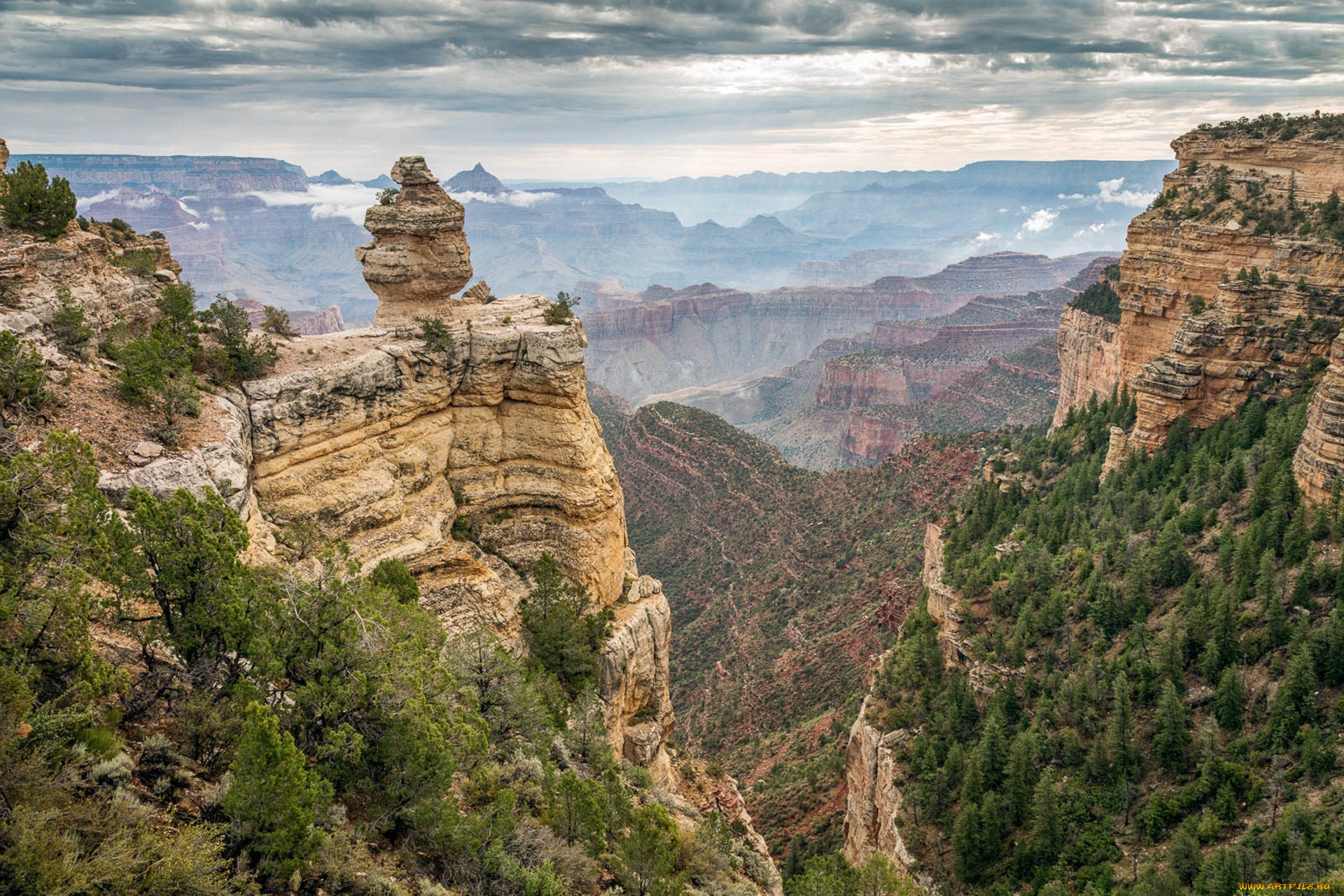 природа, горы, простор