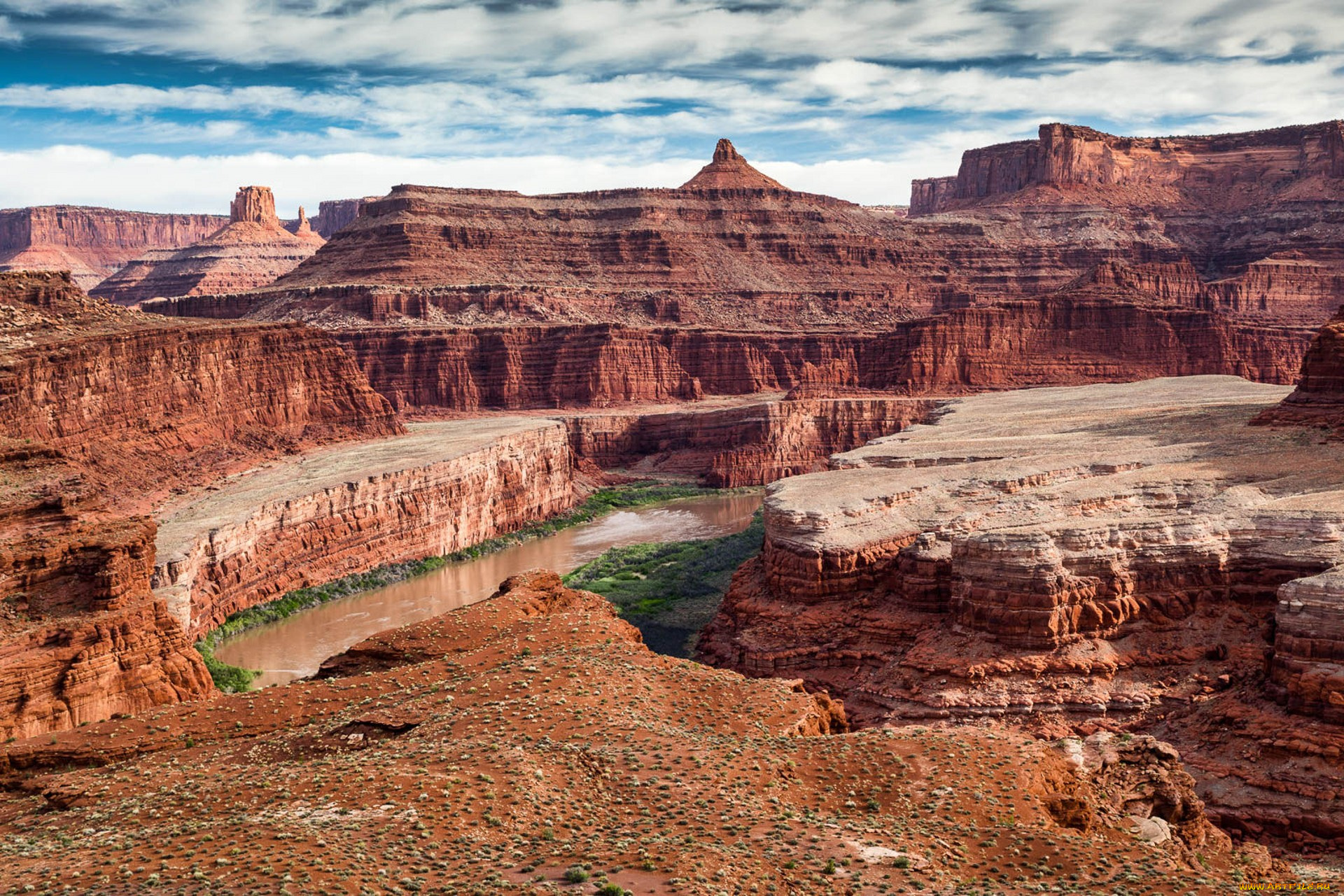 природа, горы, простор