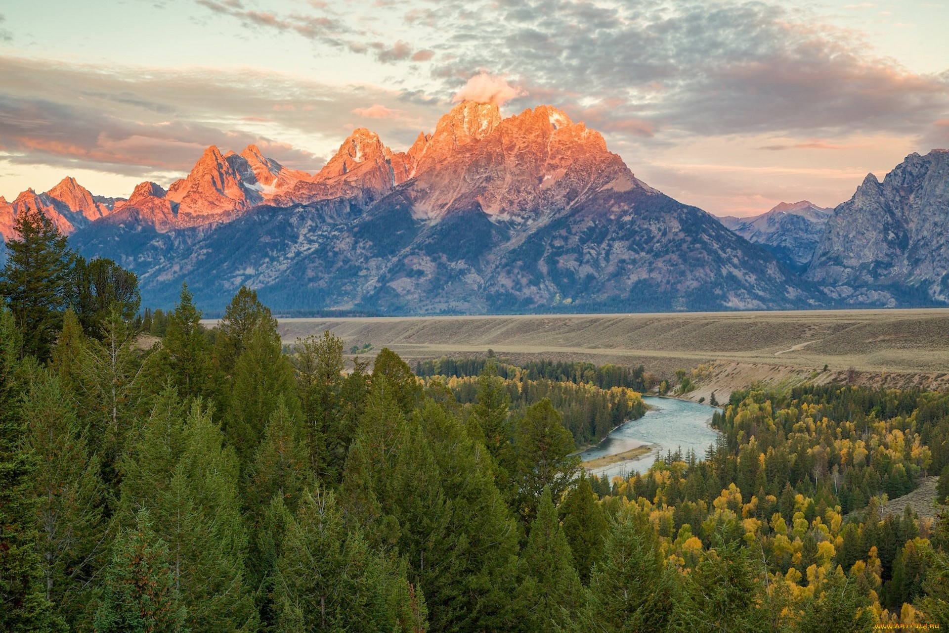 природа, горы, простор