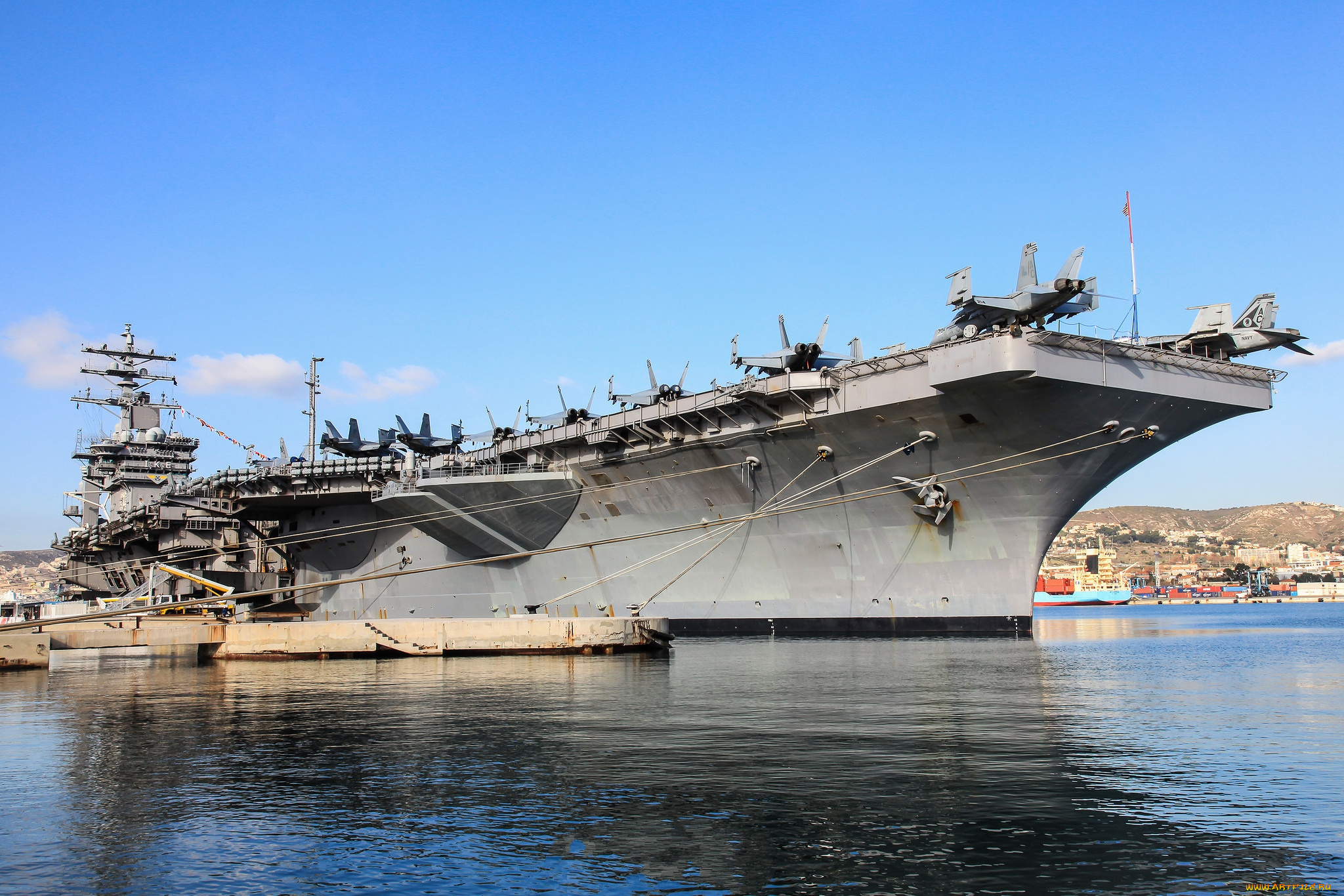 dwight, d, , eisenhower, корабли, авианосцы, , вертолётоносцы, сша, авианосец