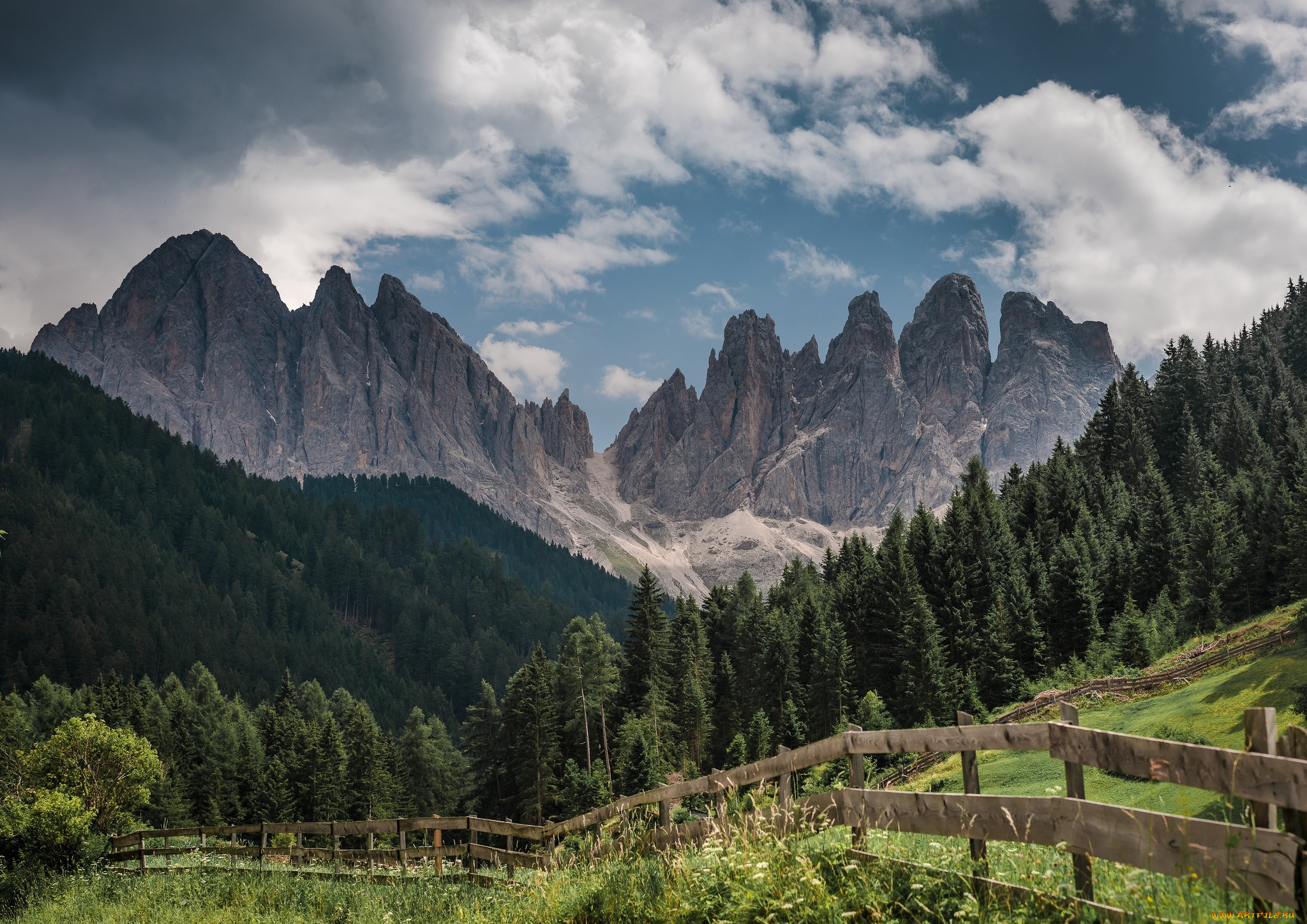 природа, горы, италия, доломитовые, альпы, тироль