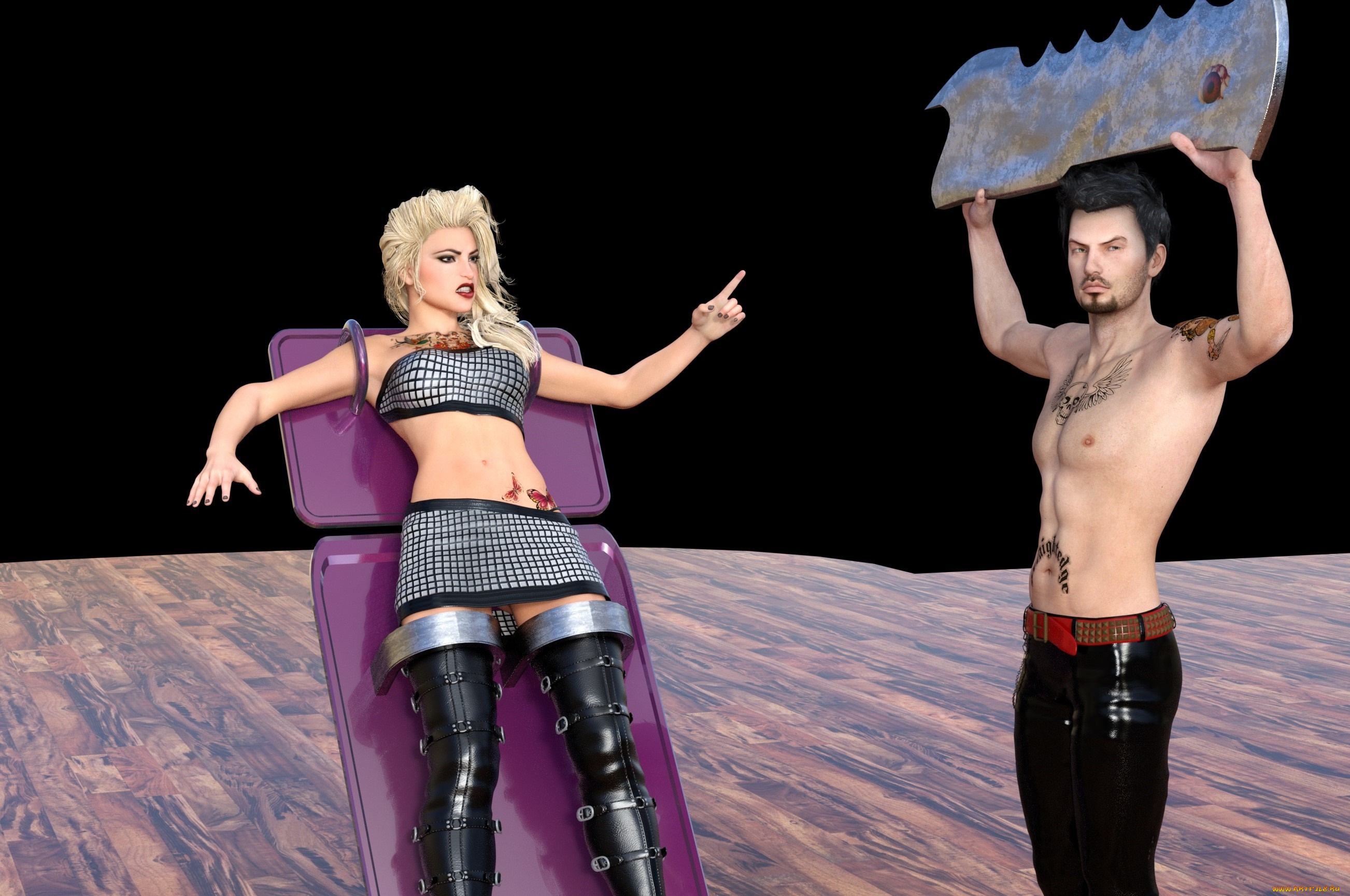 3д, графика, люди, , people, взгляд, девушка, парень, фон