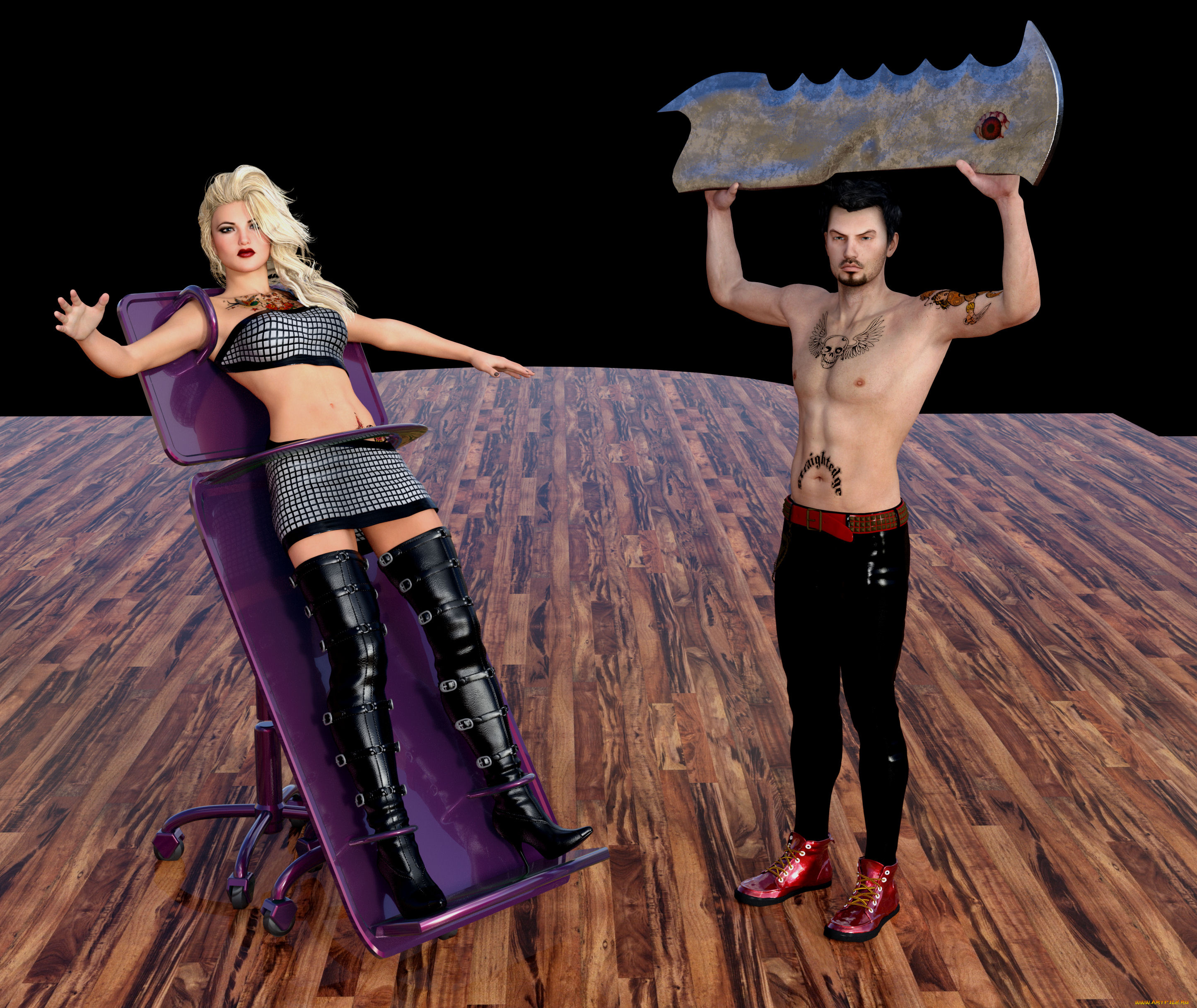 3д, графика, люди, , people, девушка, взгляд, фон