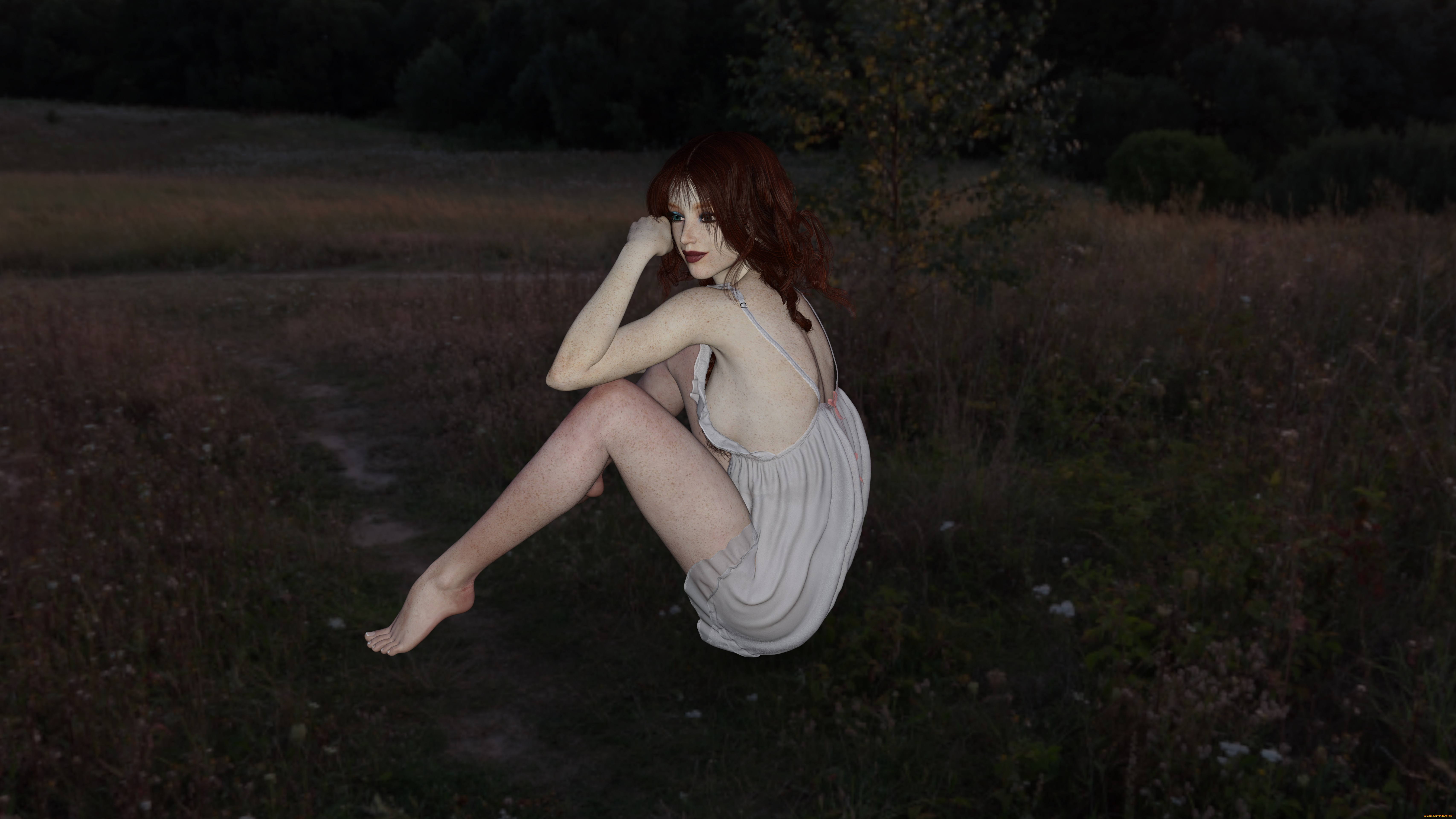 3д, графика, люди, , people, фон, взгляд, девушка