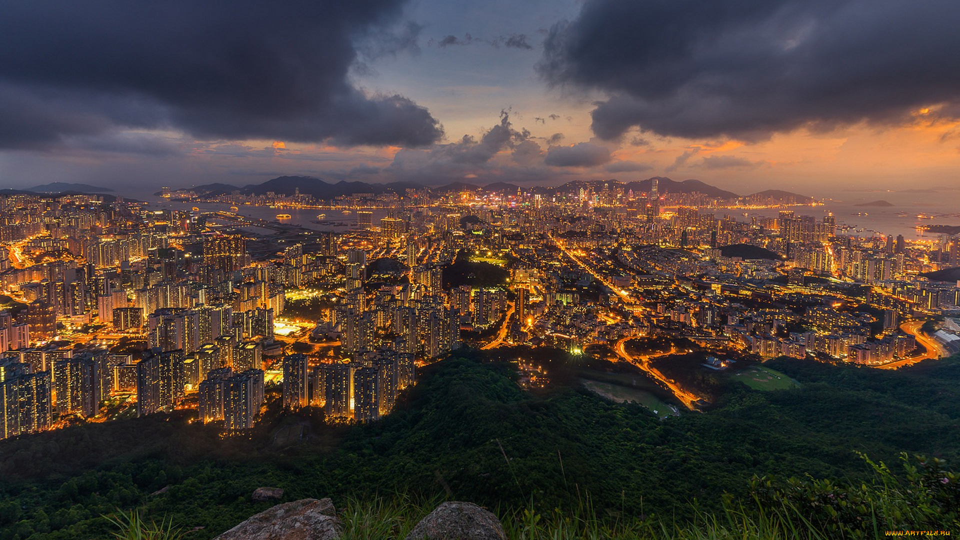 lion, города, лион, , франция, простор