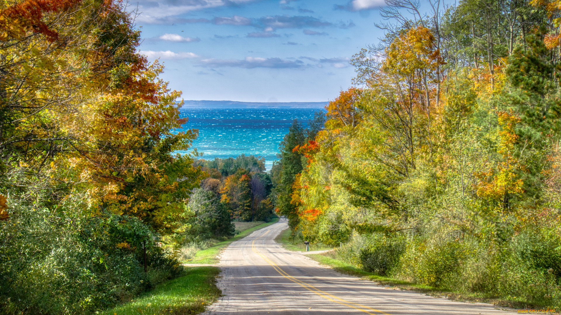 природа, дороги, простор